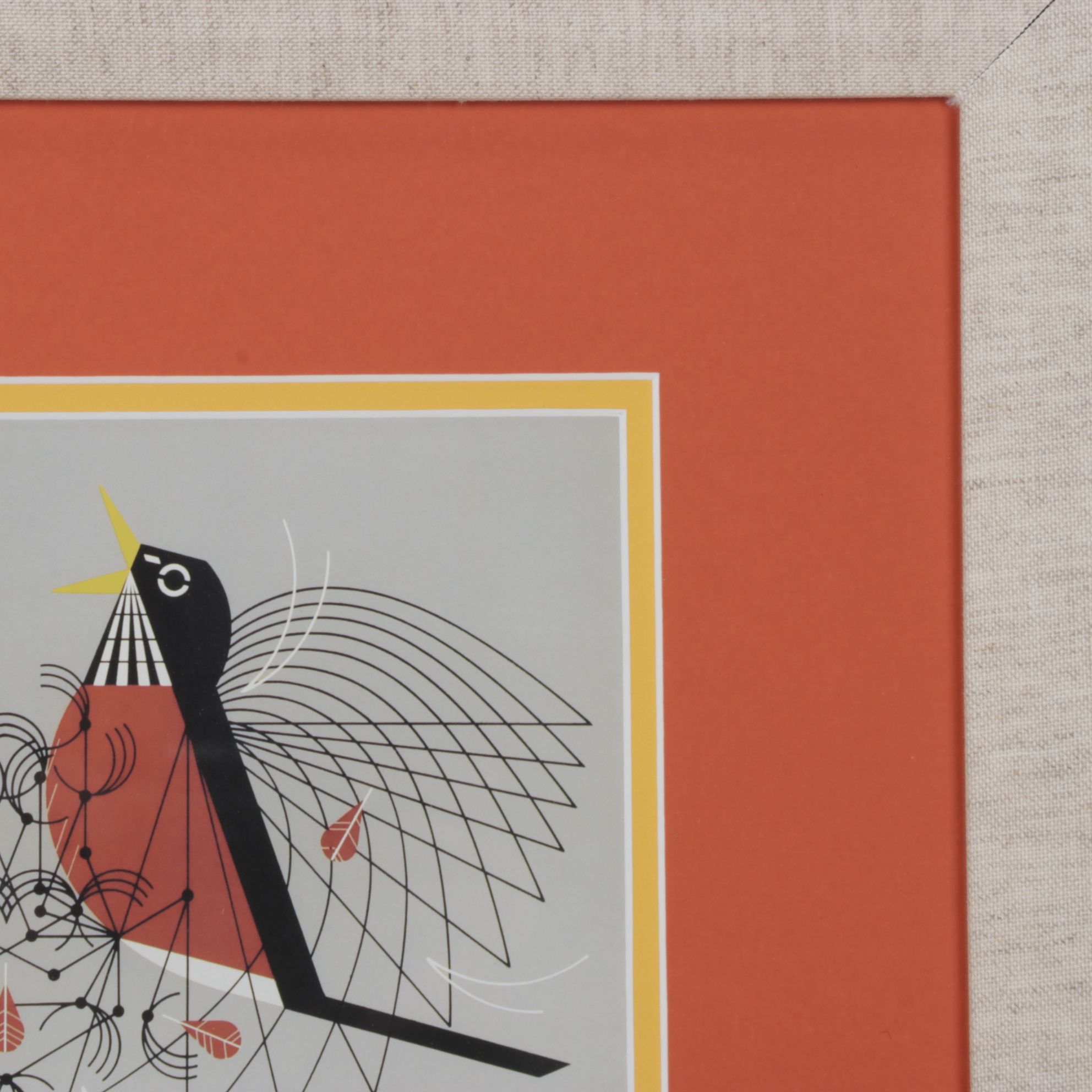 Offset Lithograph After Charley Harper "Round Robin", 1972