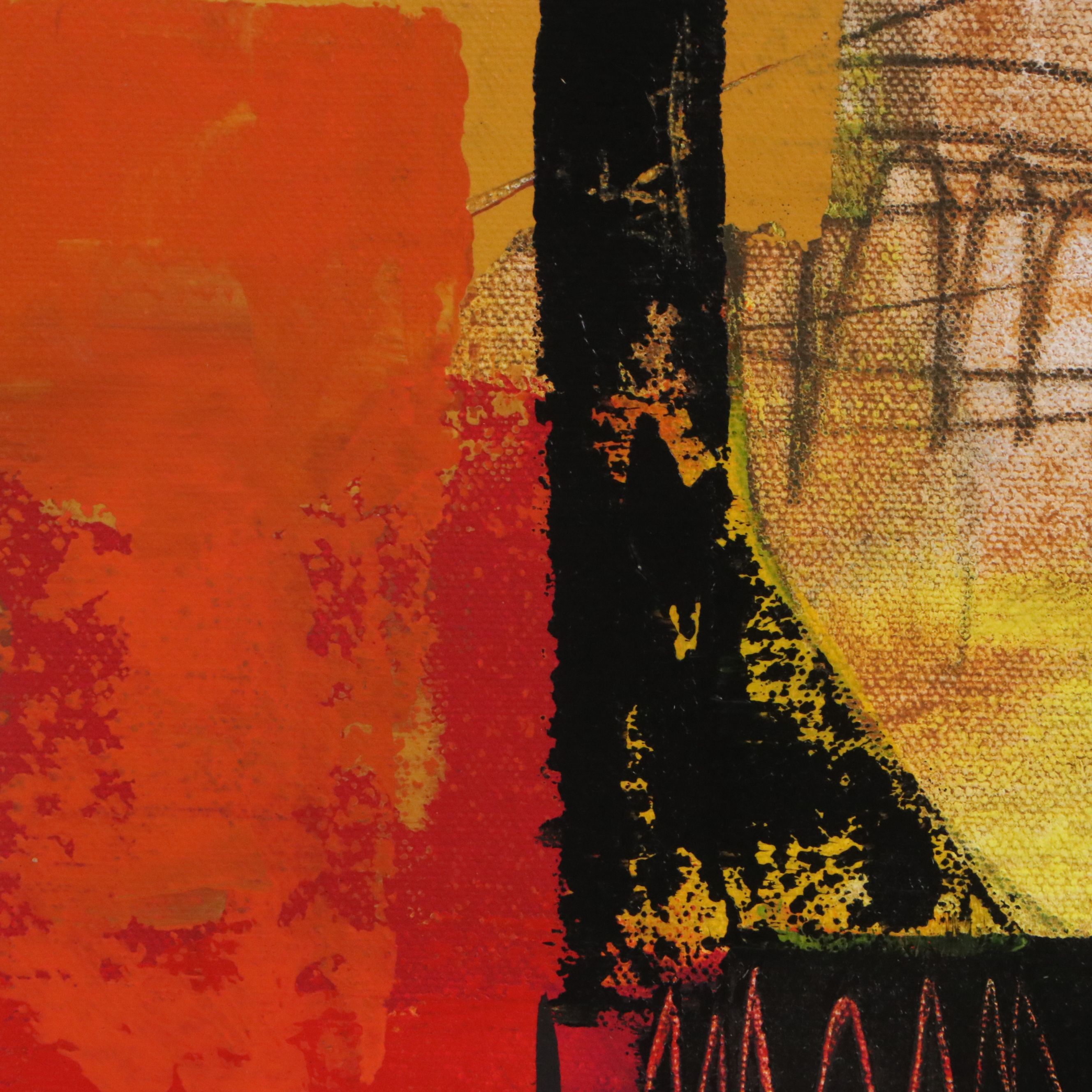 Michel Blázquez Abstract Acrylic Painting, 2025