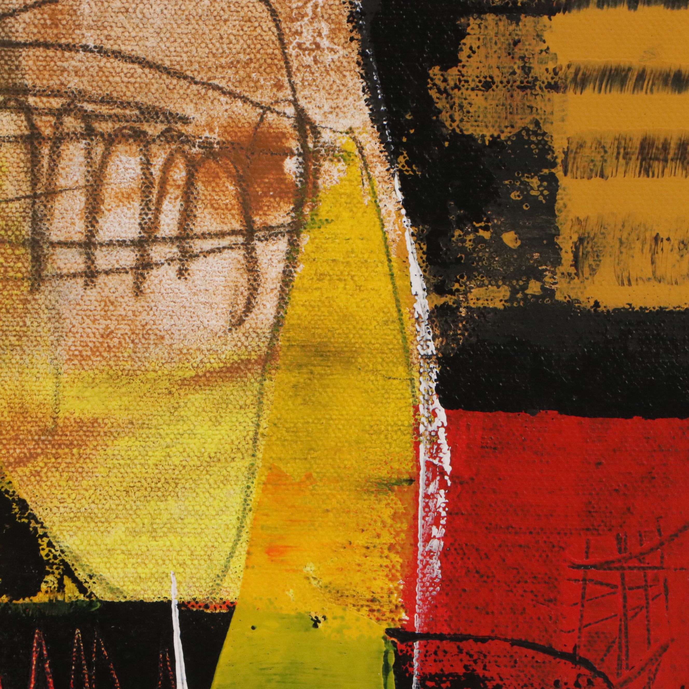 Michel Blázquez Abstract Acrylic Painting, 2025