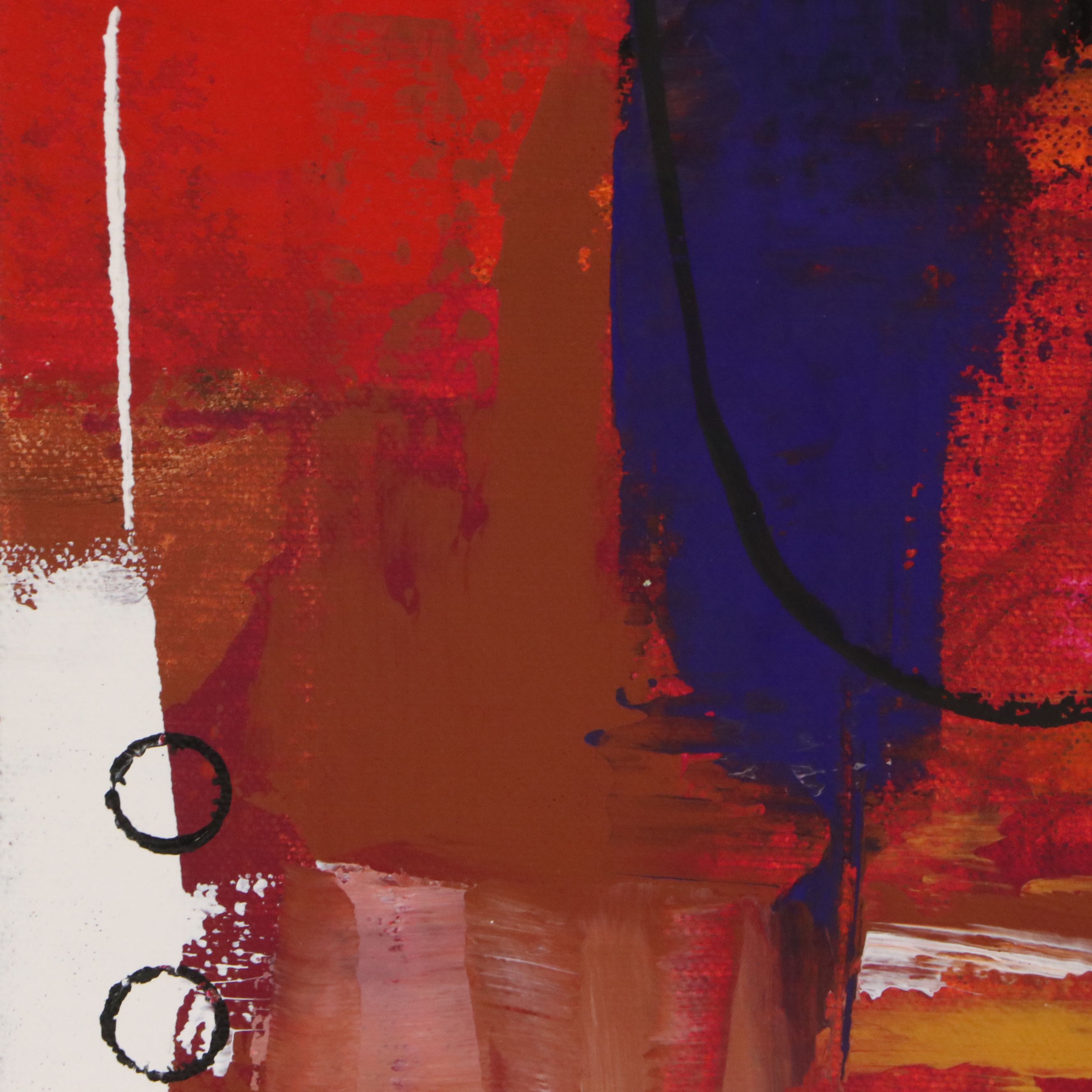 Michel Blázquez Abstract Acrylic Painting, 2025