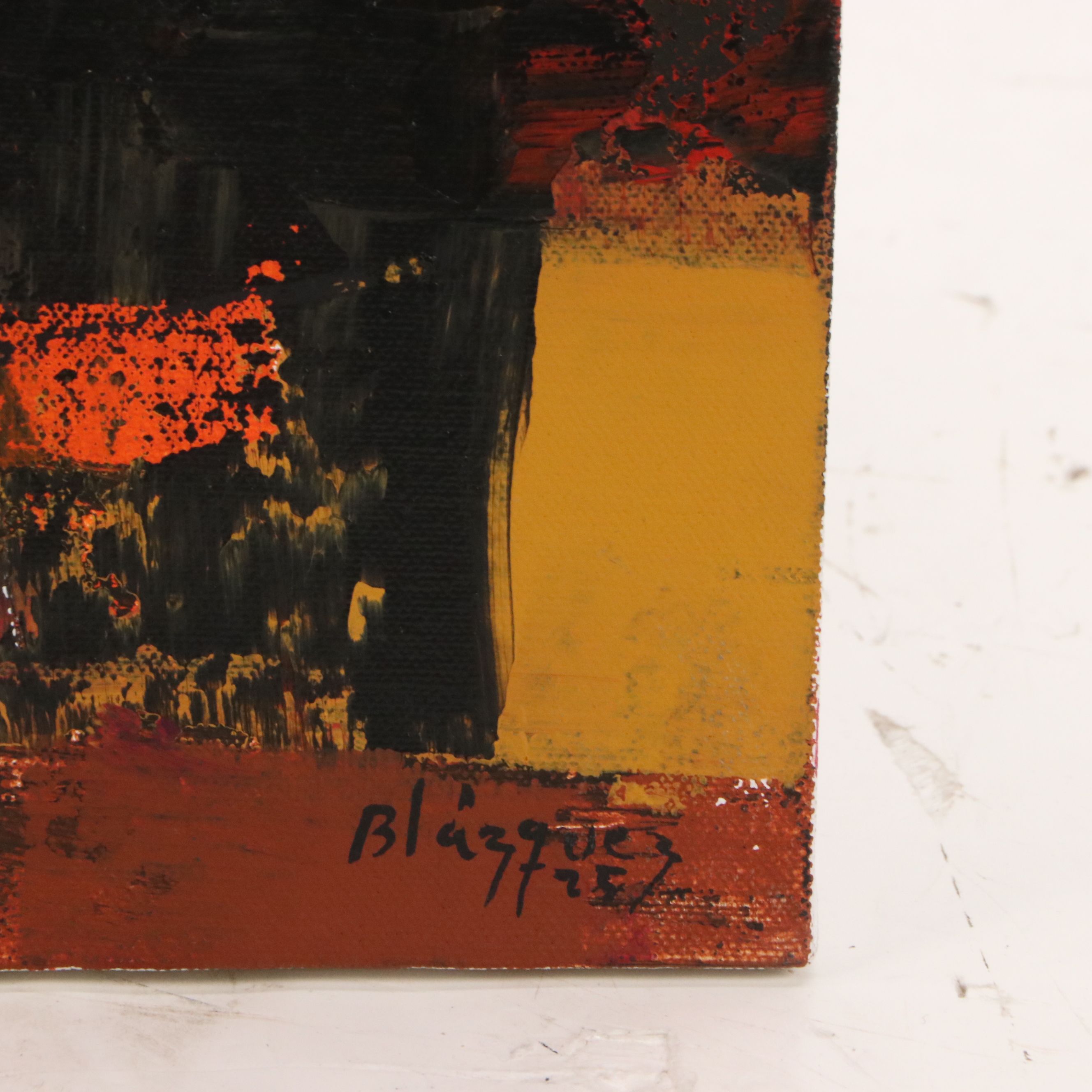 Michel Blázquez Abstract Acrylic Painting, 2025