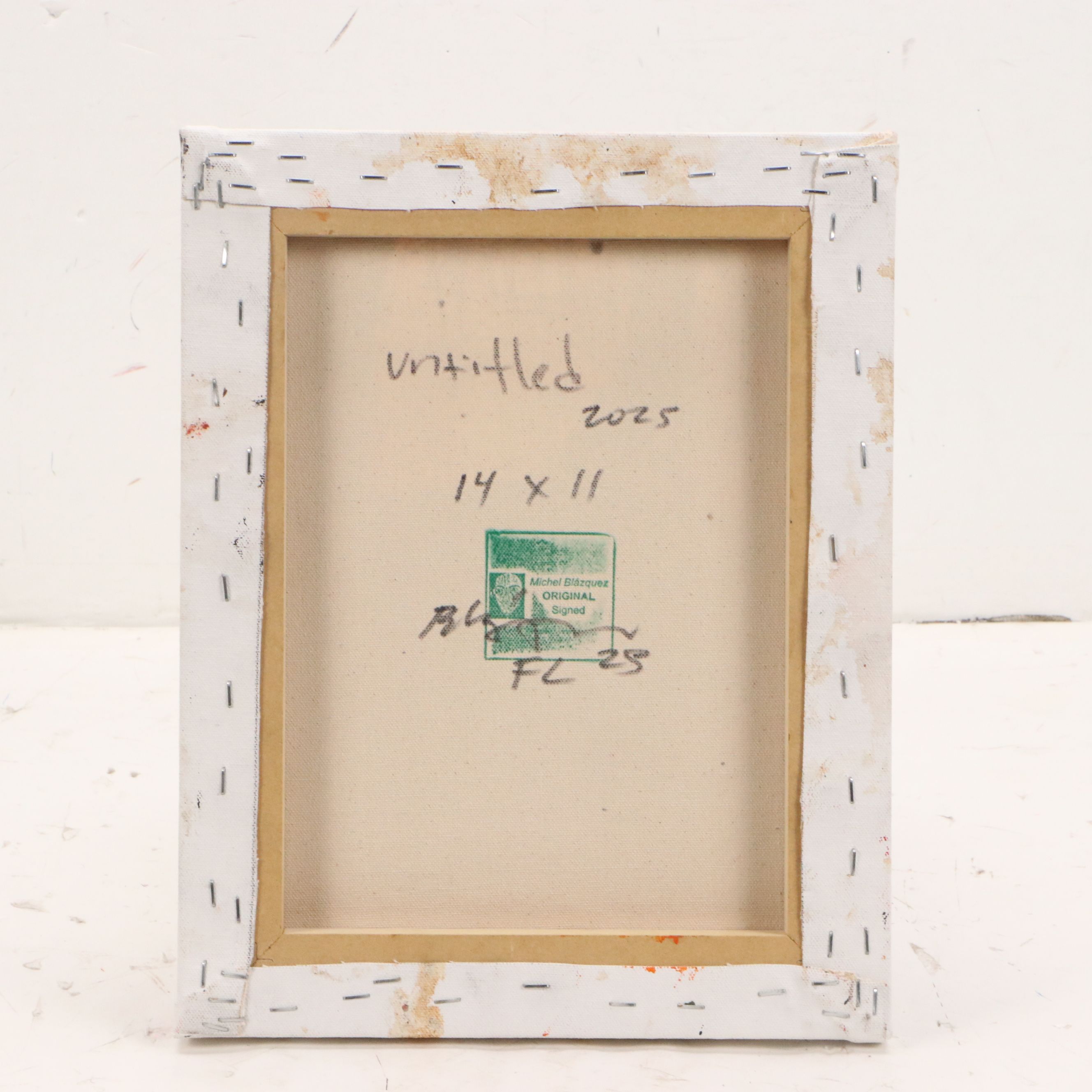 Michel Blázquez Abstract Acrylic Painting, 2025