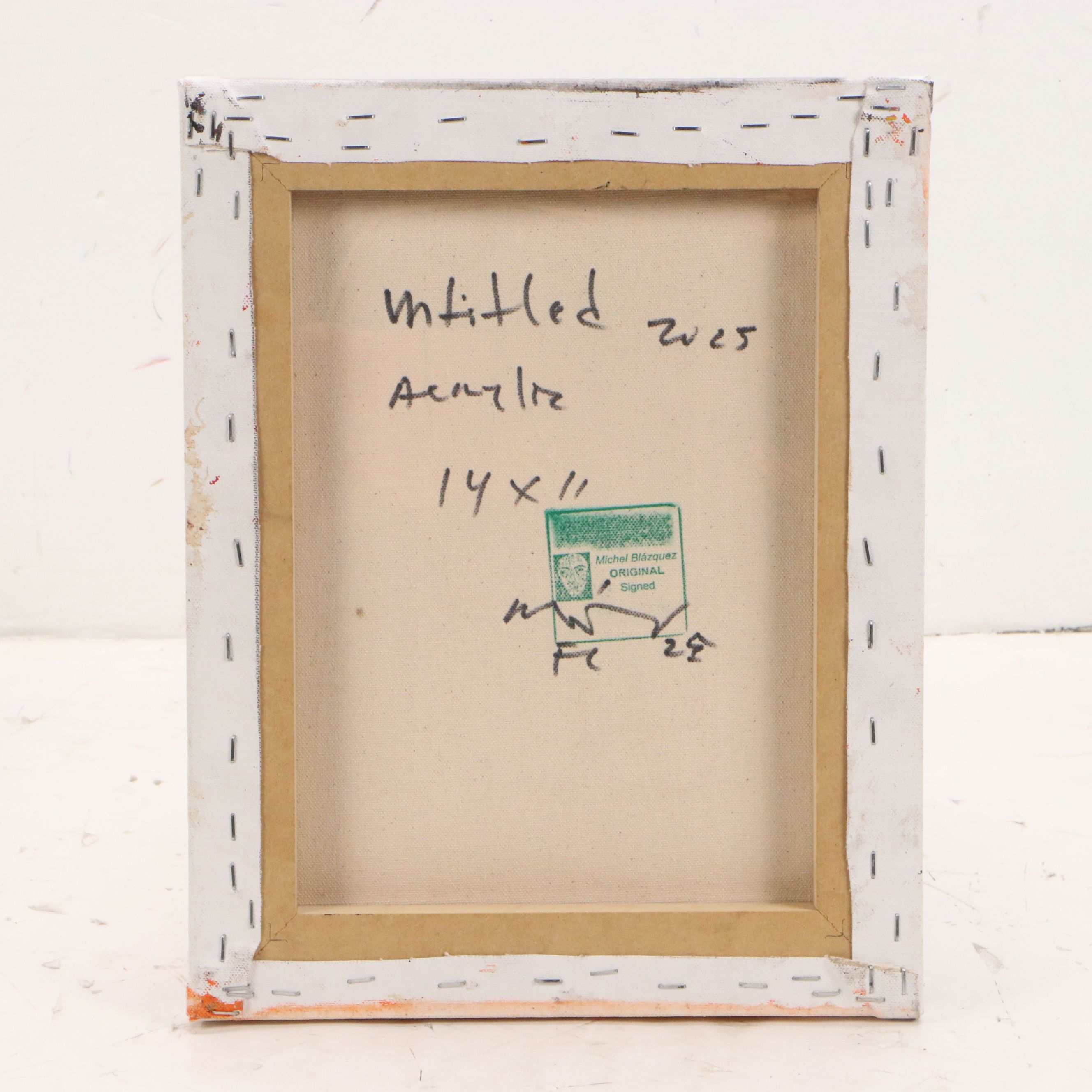 Michel Blázquez Abstract Acrylic Painting, 2025