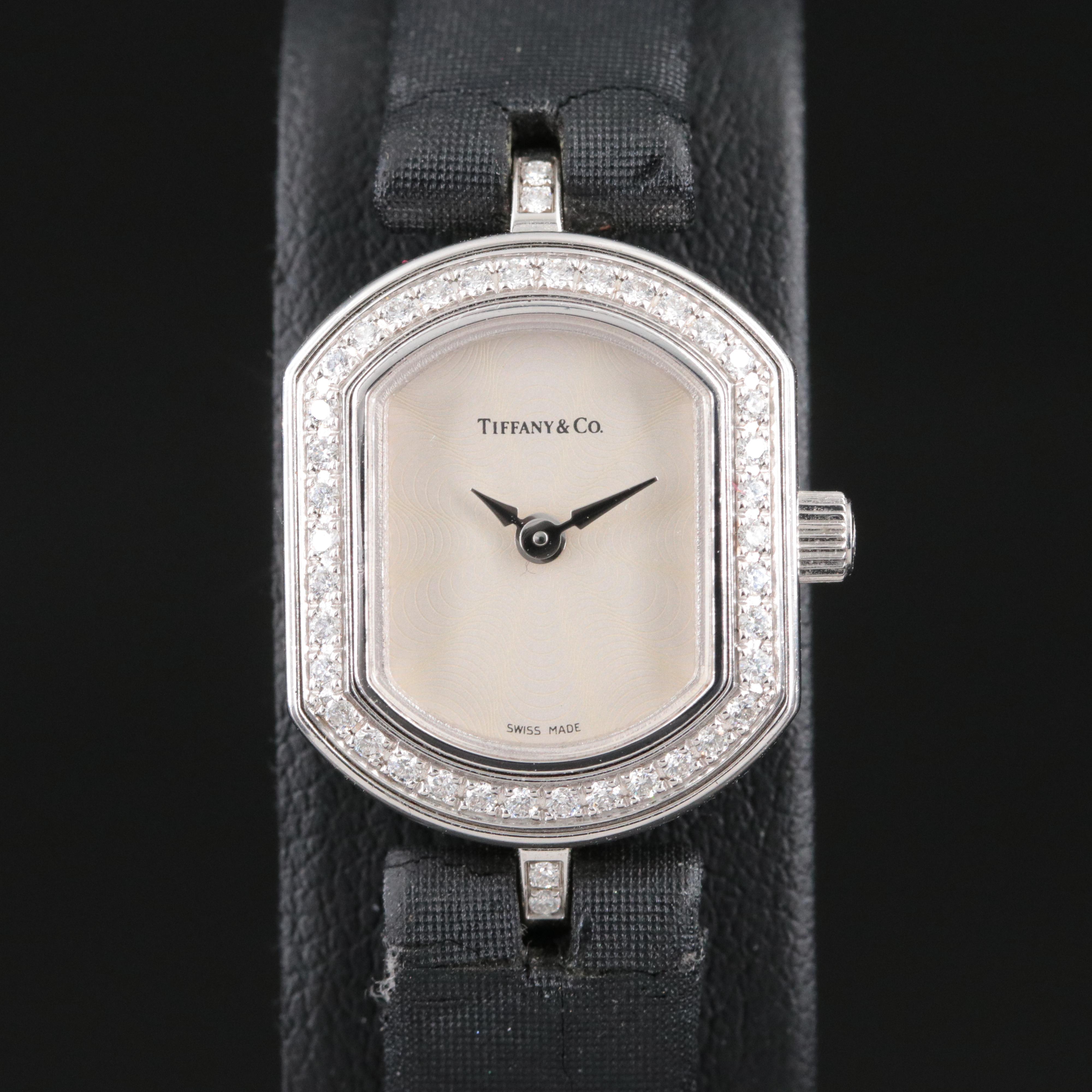 Tiffany & Co. Mark Coupe 18K White Gold Watch