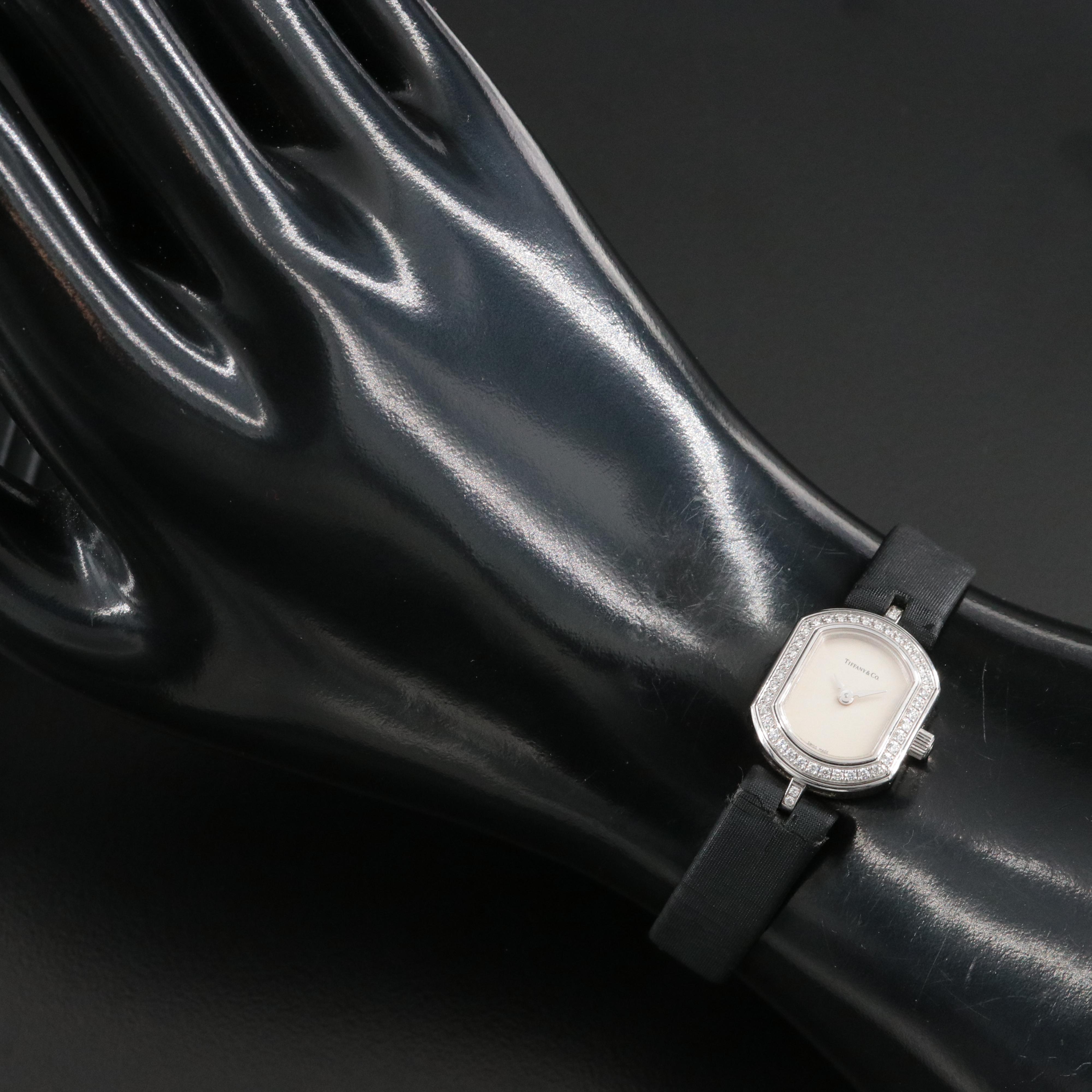 Tiffany & Co. Mark Coupe 18K White Gold Watch