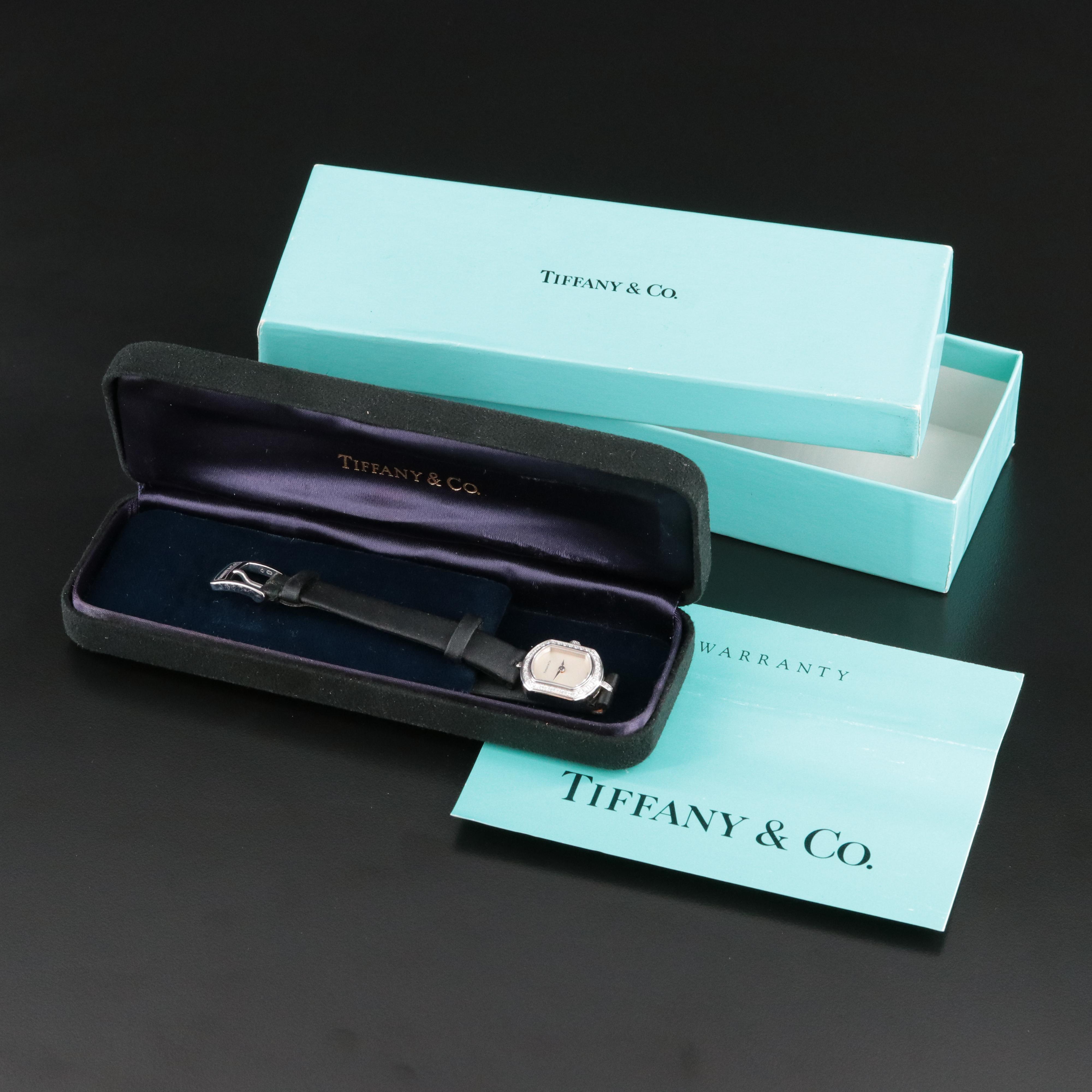 Tiffany & Co. Mark Coupe 18K White Gold Watch