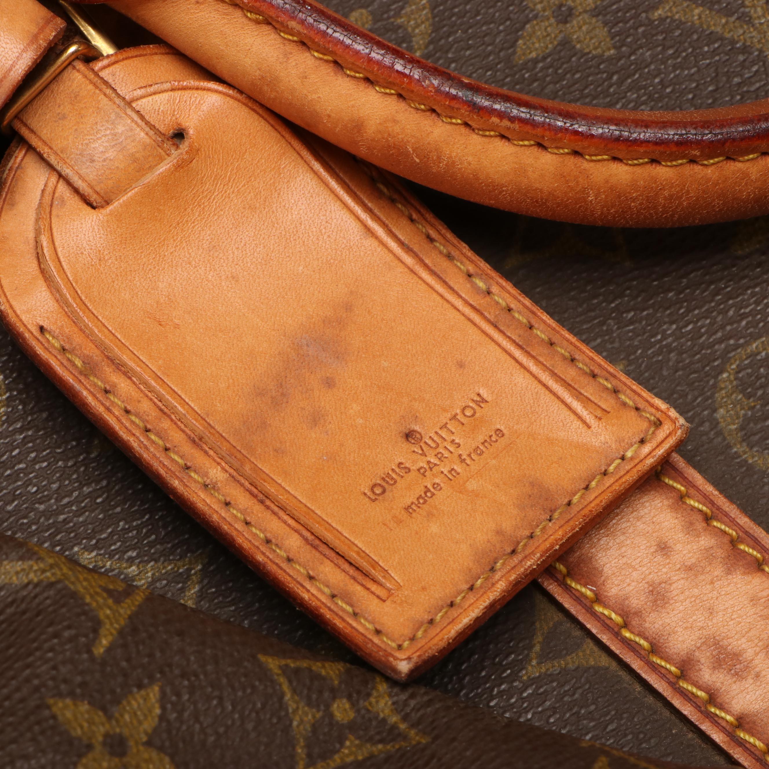 Louis Vuitton Keepall 55 in Monogram Canvas and Vachetta Leather