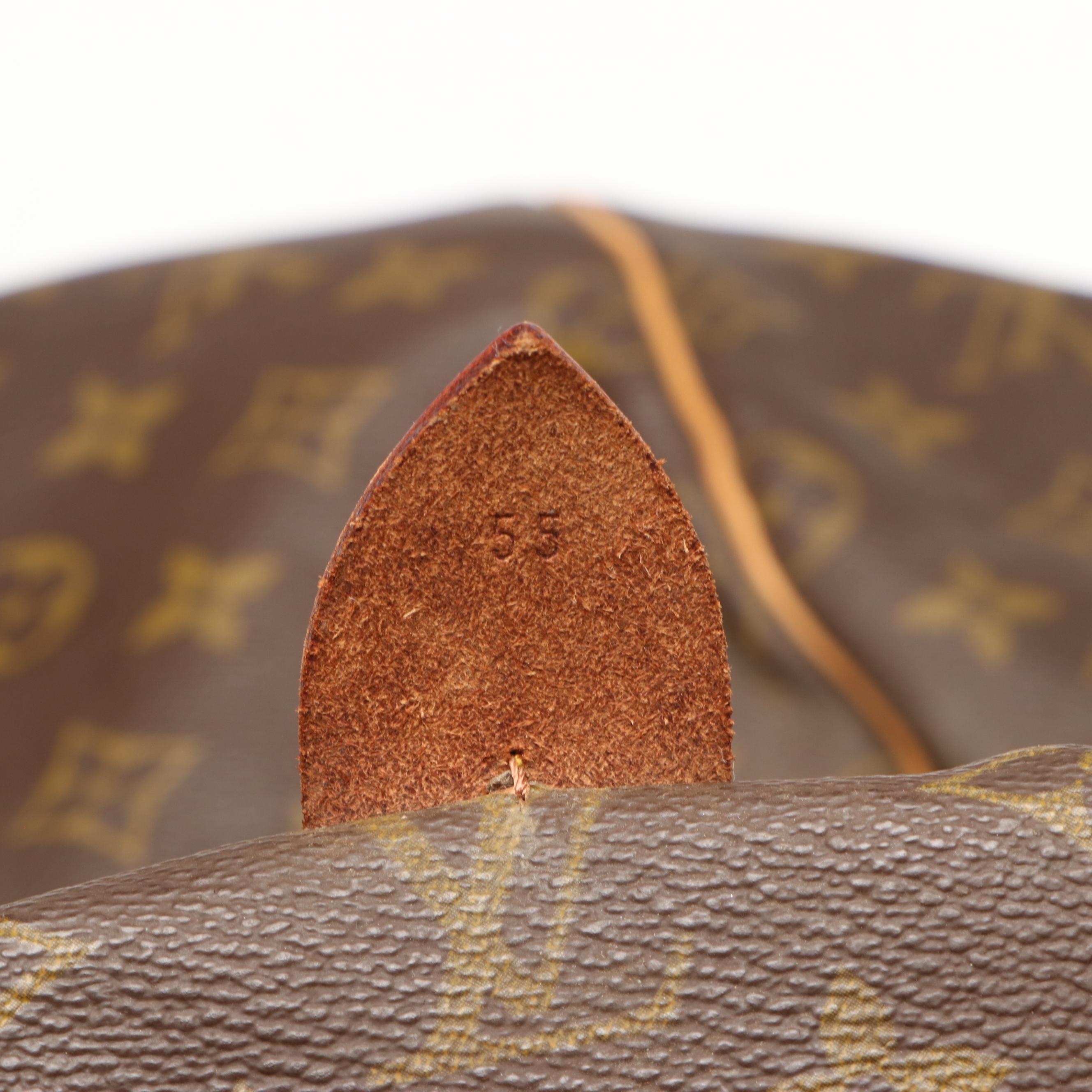 Louis Vuitton Keepall 55 in Monogram Canvas and Vachetta Leather