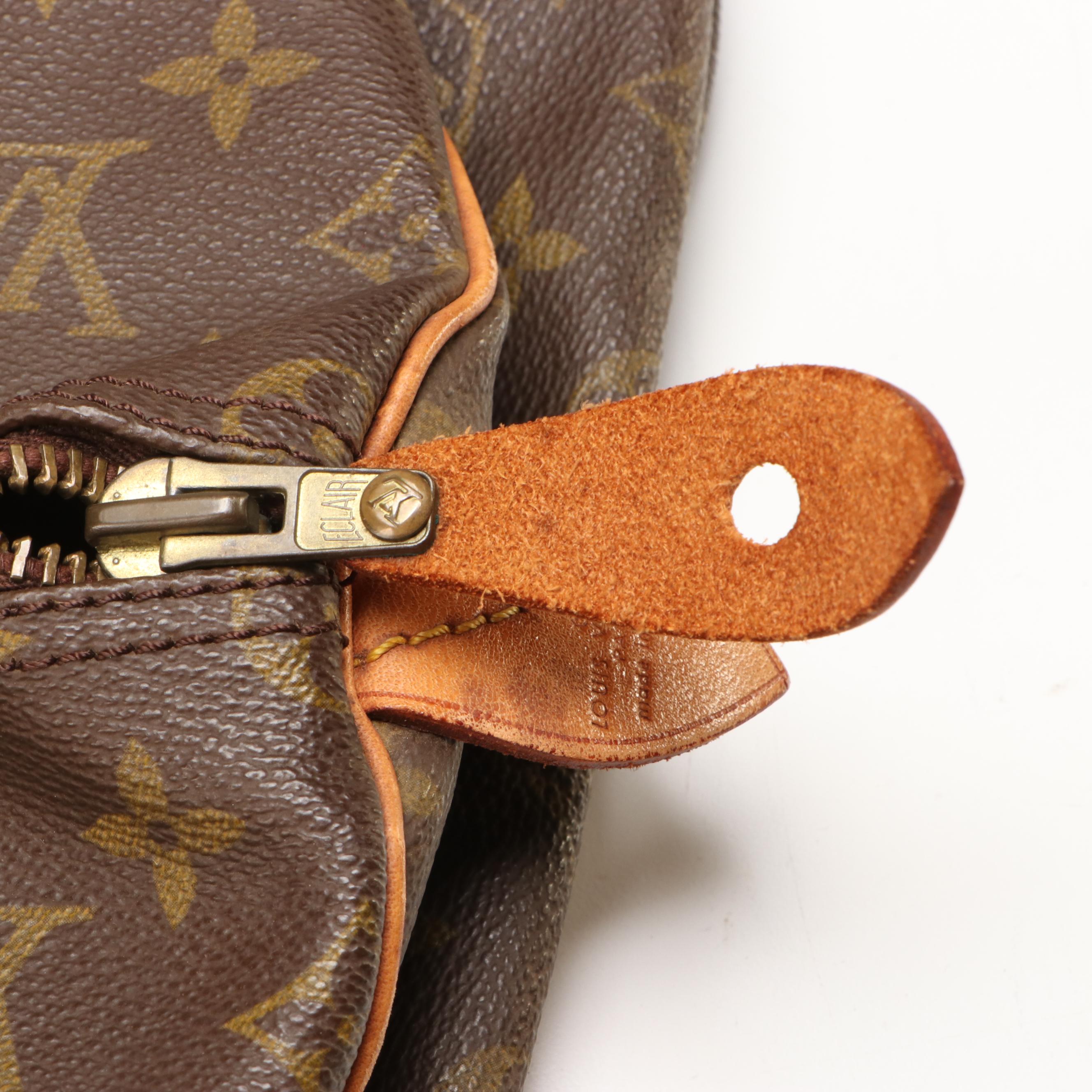 Louis Vuitton Keepall 55 in Monogram Canvas and Vachetta Leather