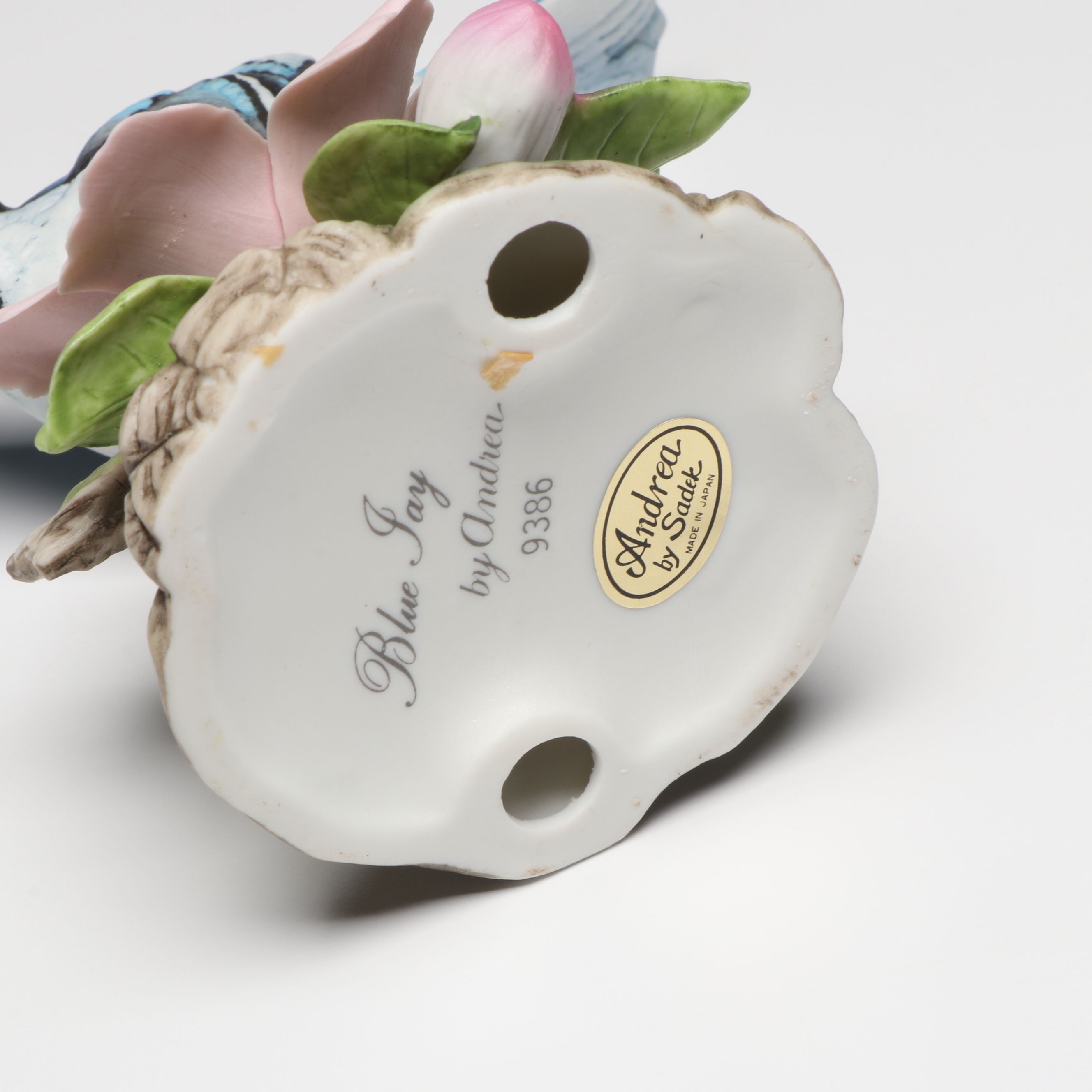 Andrea by Sadek "Bald Eagle," "Blue Jay," and More Porcelain Birds