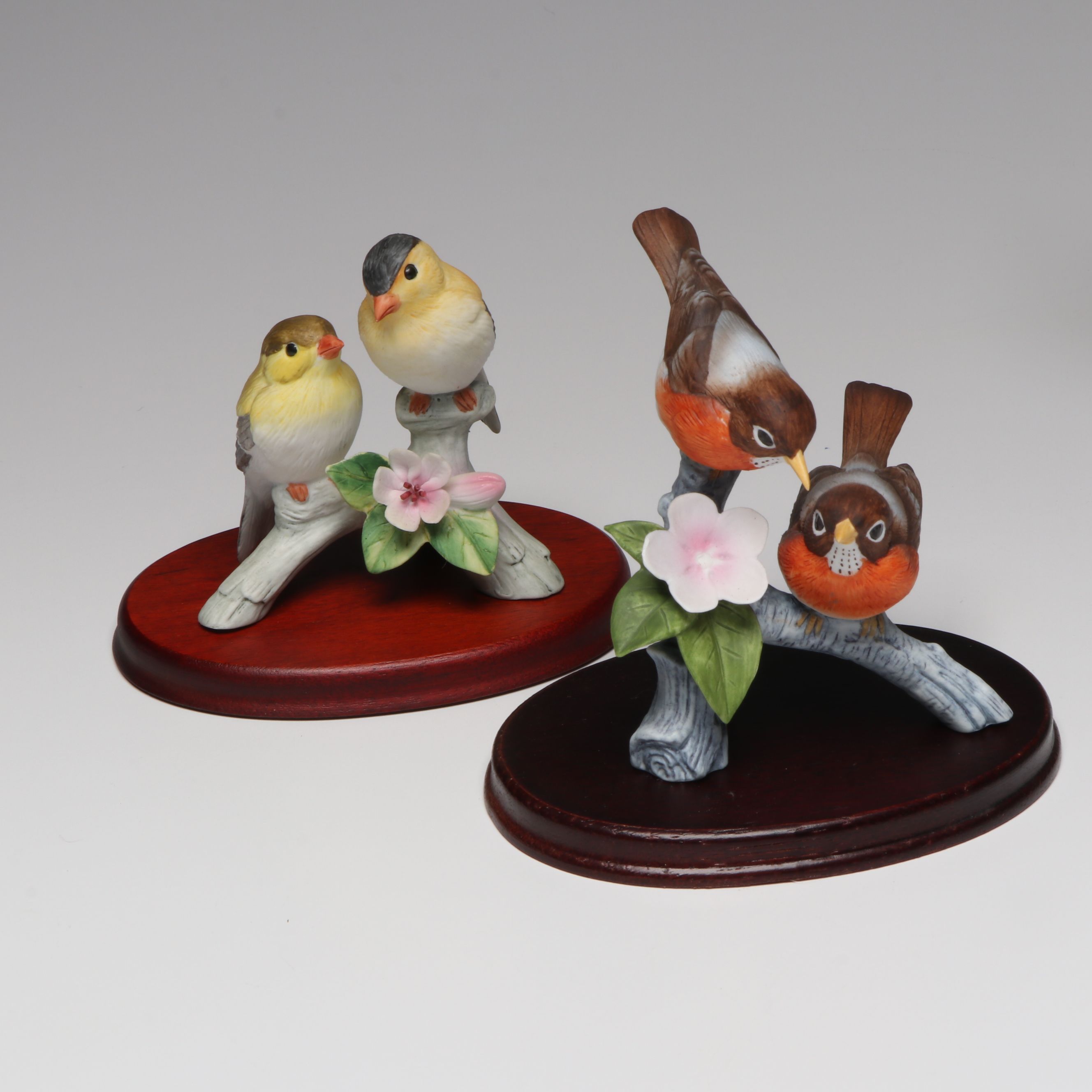 Andrea by Sadek "Bald Eagle," "Blue Jay," and More Porcelain Birds