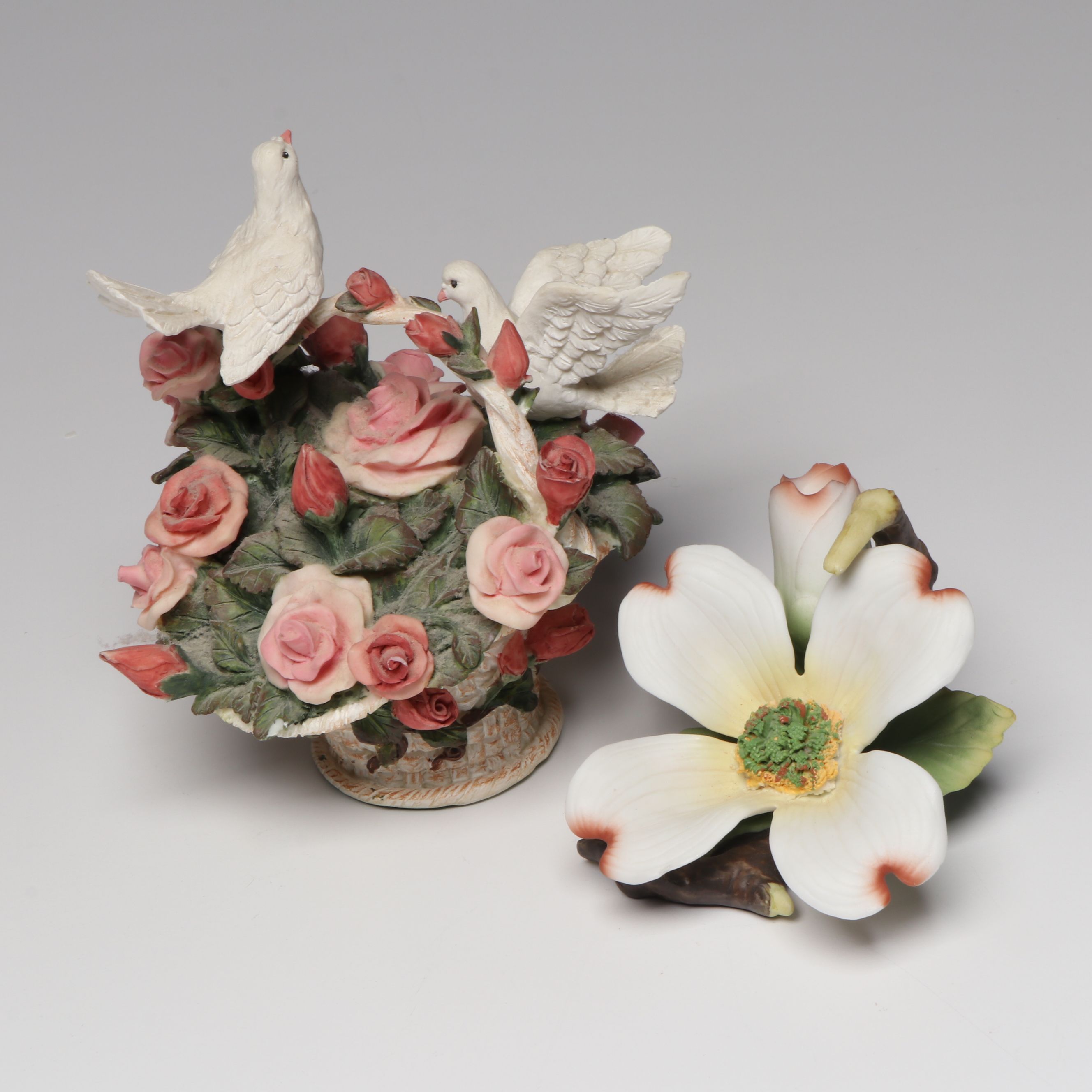 Andrea by Sadek "Bald Eagle," "Blue Jay," and More Porcelain Birds