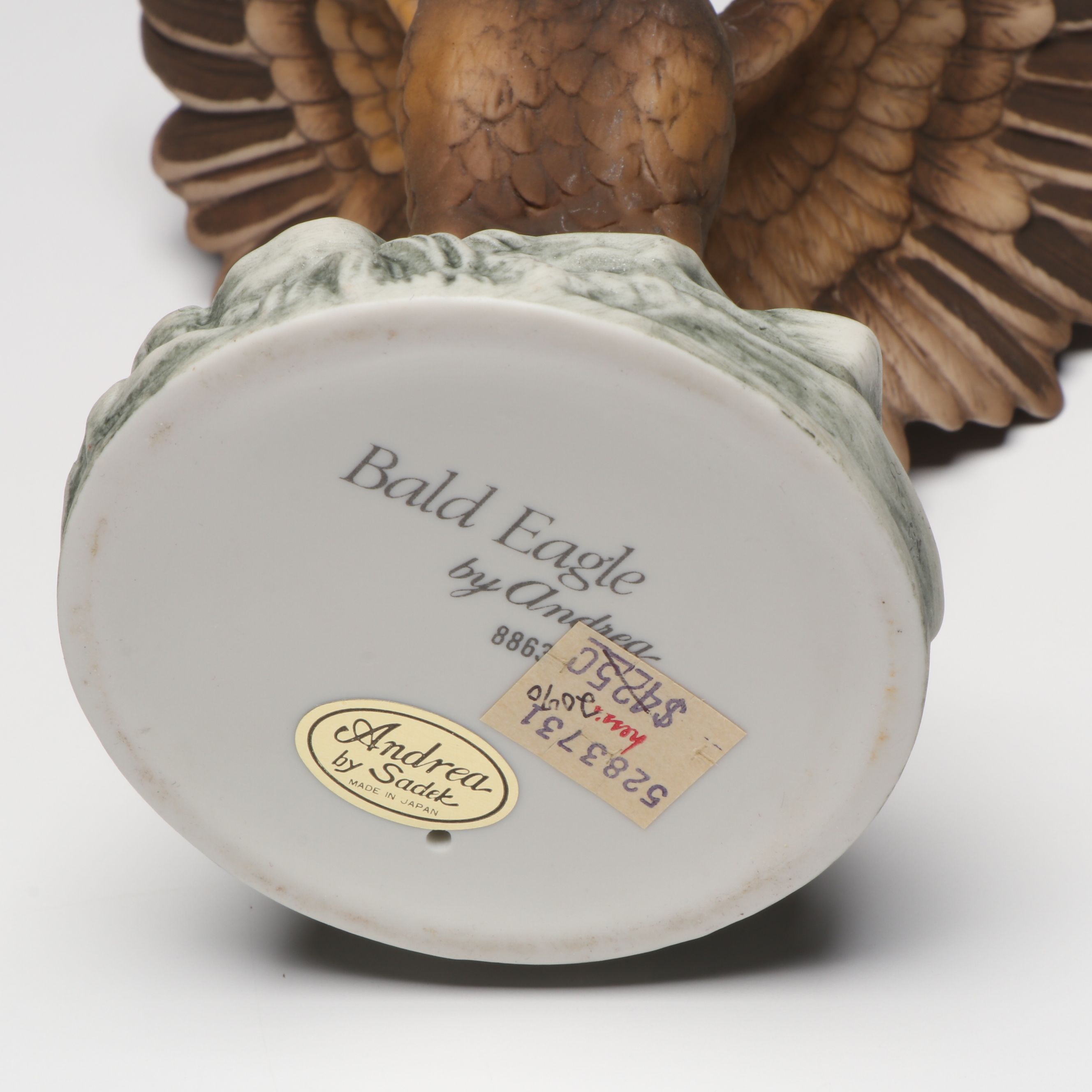 Andrea by Sadek "Bald Eagle," "Blue Jay," and More Porcelain Birds