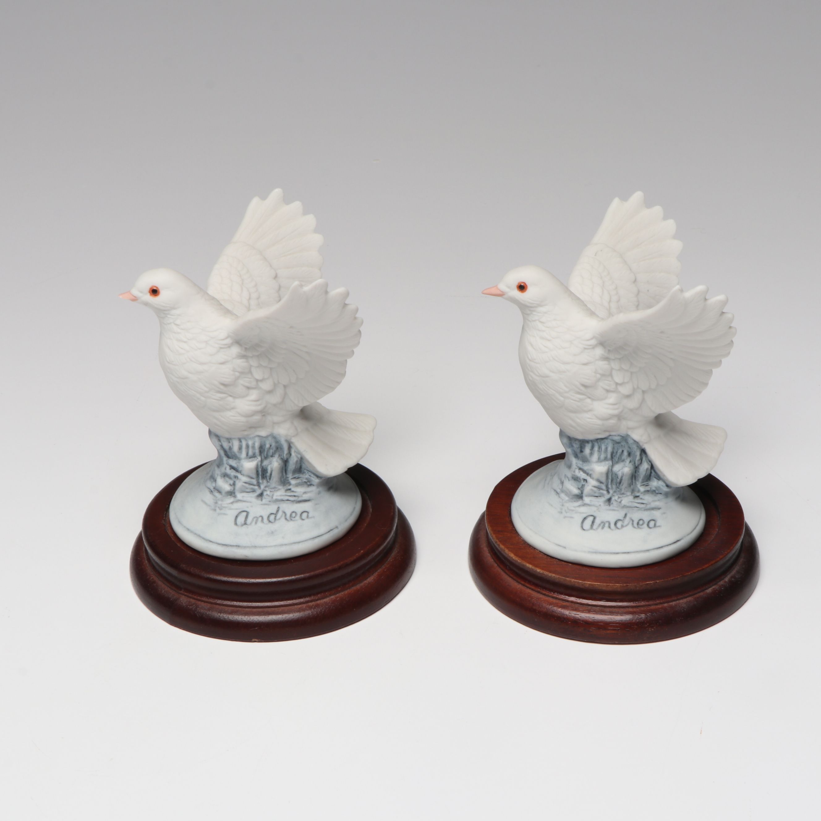 Andrea by Sadek "Bald Eagle," "Blue Jay," and More Porcelain Birds