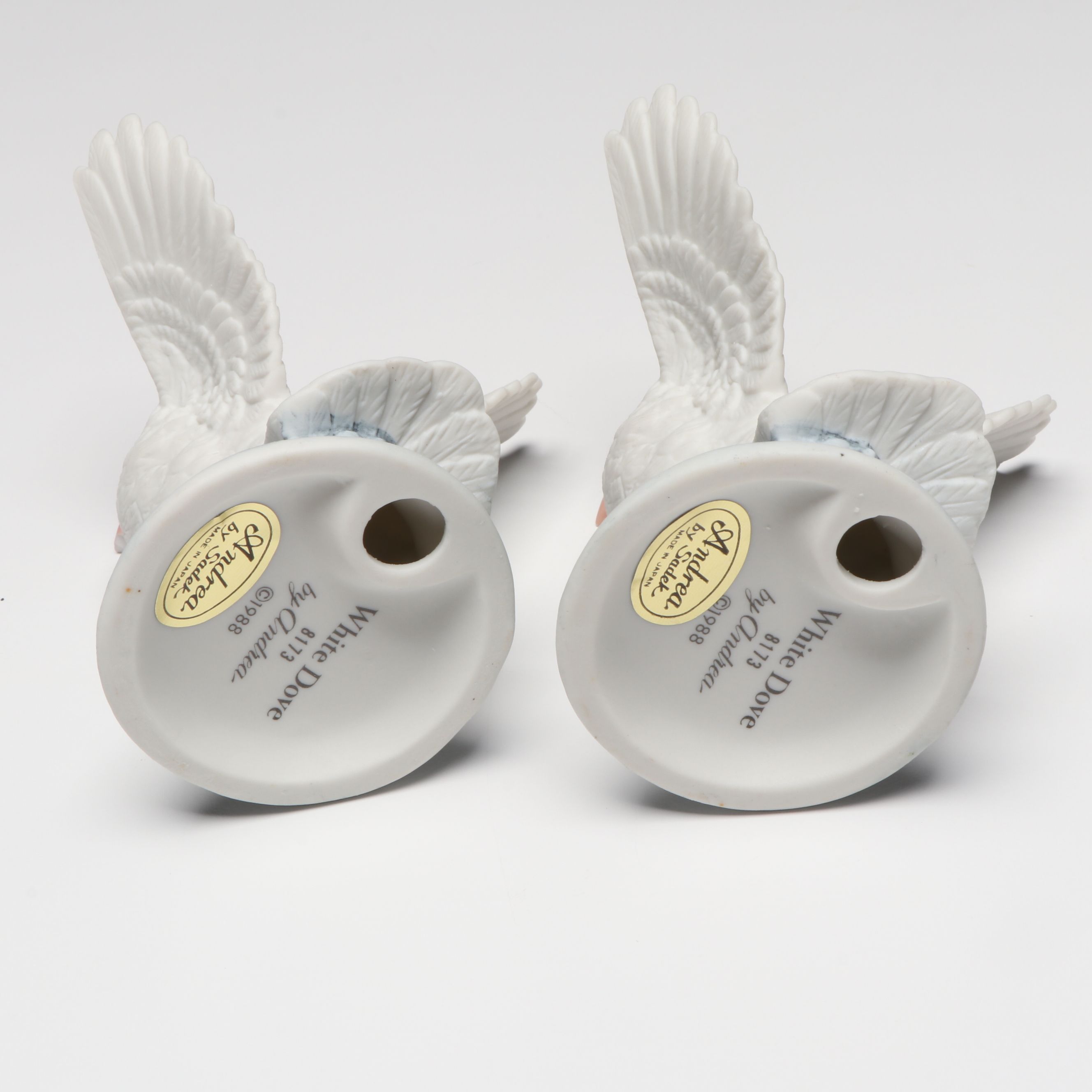 Andrea by Sadek "Bald Eagle," "Blue Jay," and More Porcelain Birds