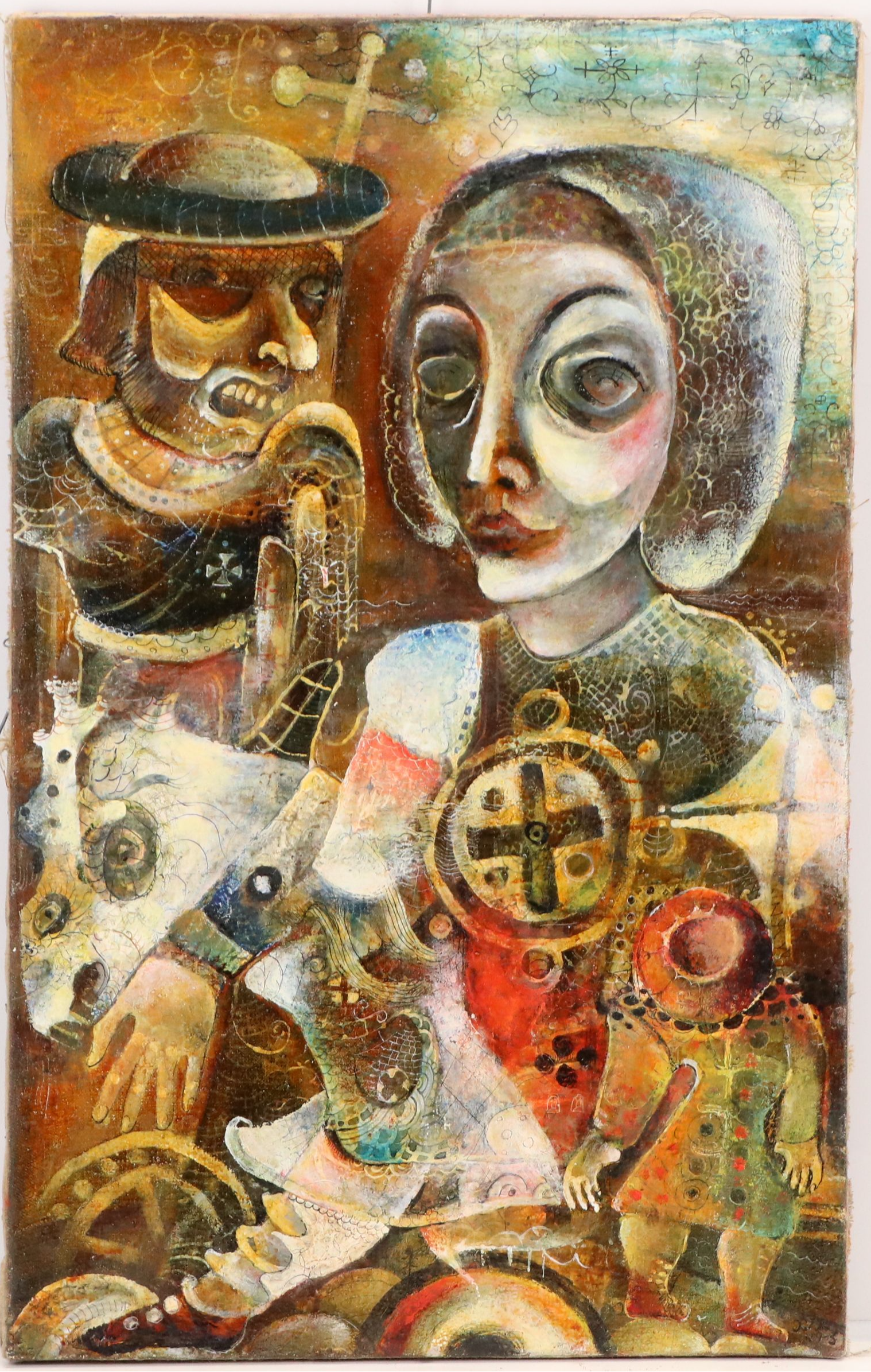 Nikolay Manuylov "Kuk"  Surrealist Painting