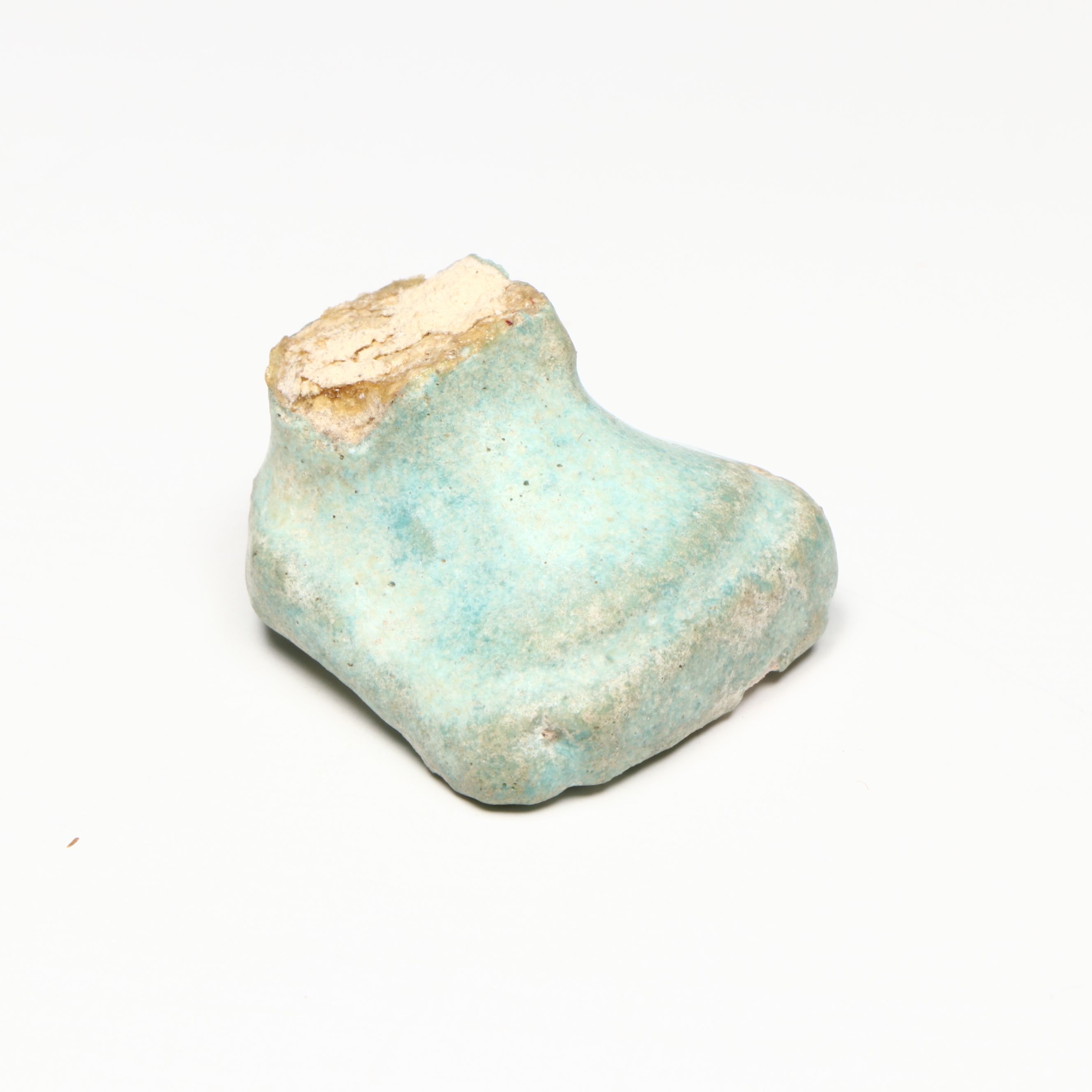 Egyptian Faience Ushabti with Ancient Fragment Collection
