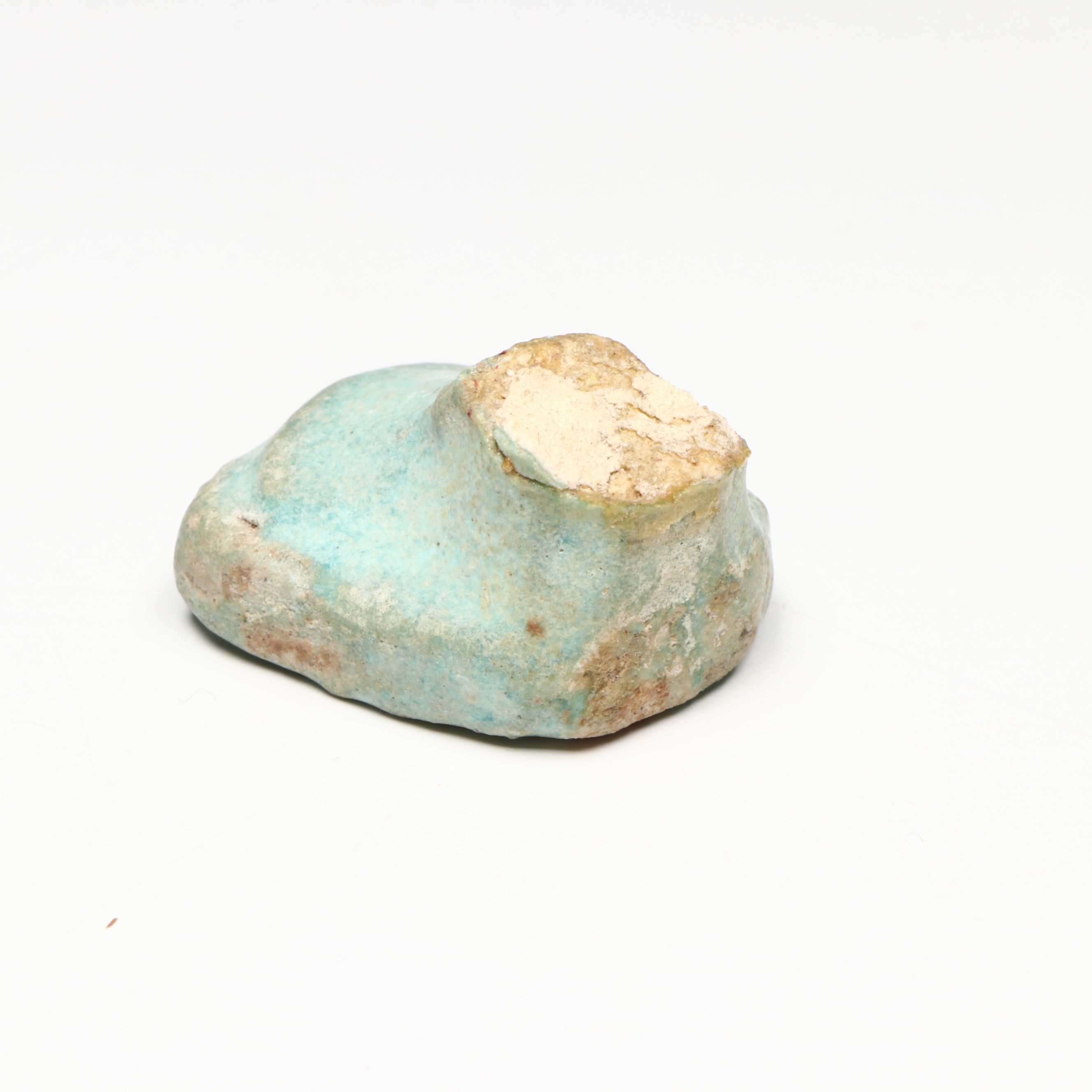 Egyptian Faience Ushabti with Ancient Fragment Collection