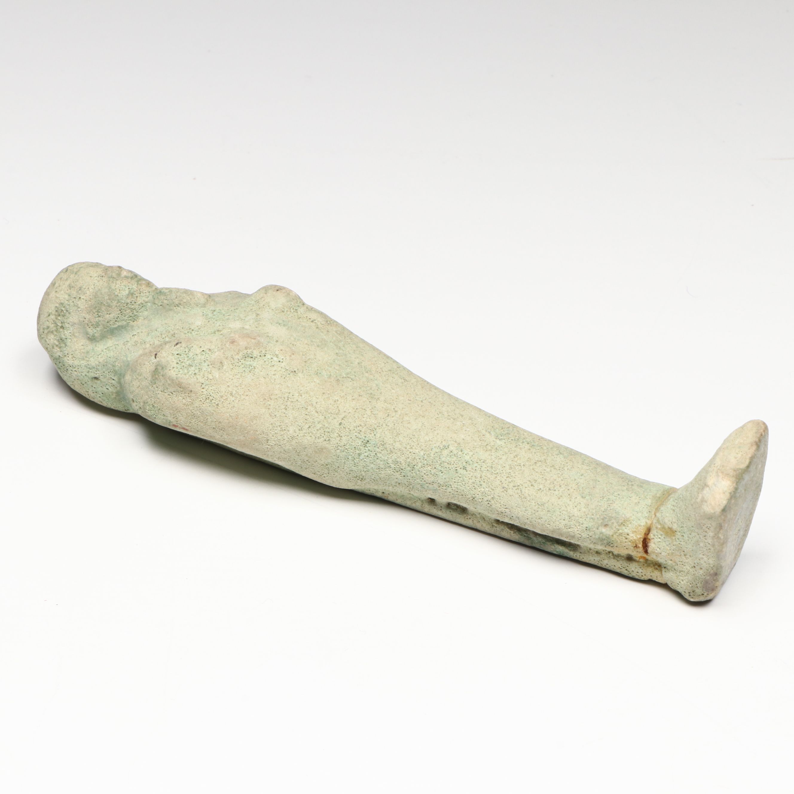 Egyptian Faience Ushabti with Ancient Fragment Collection