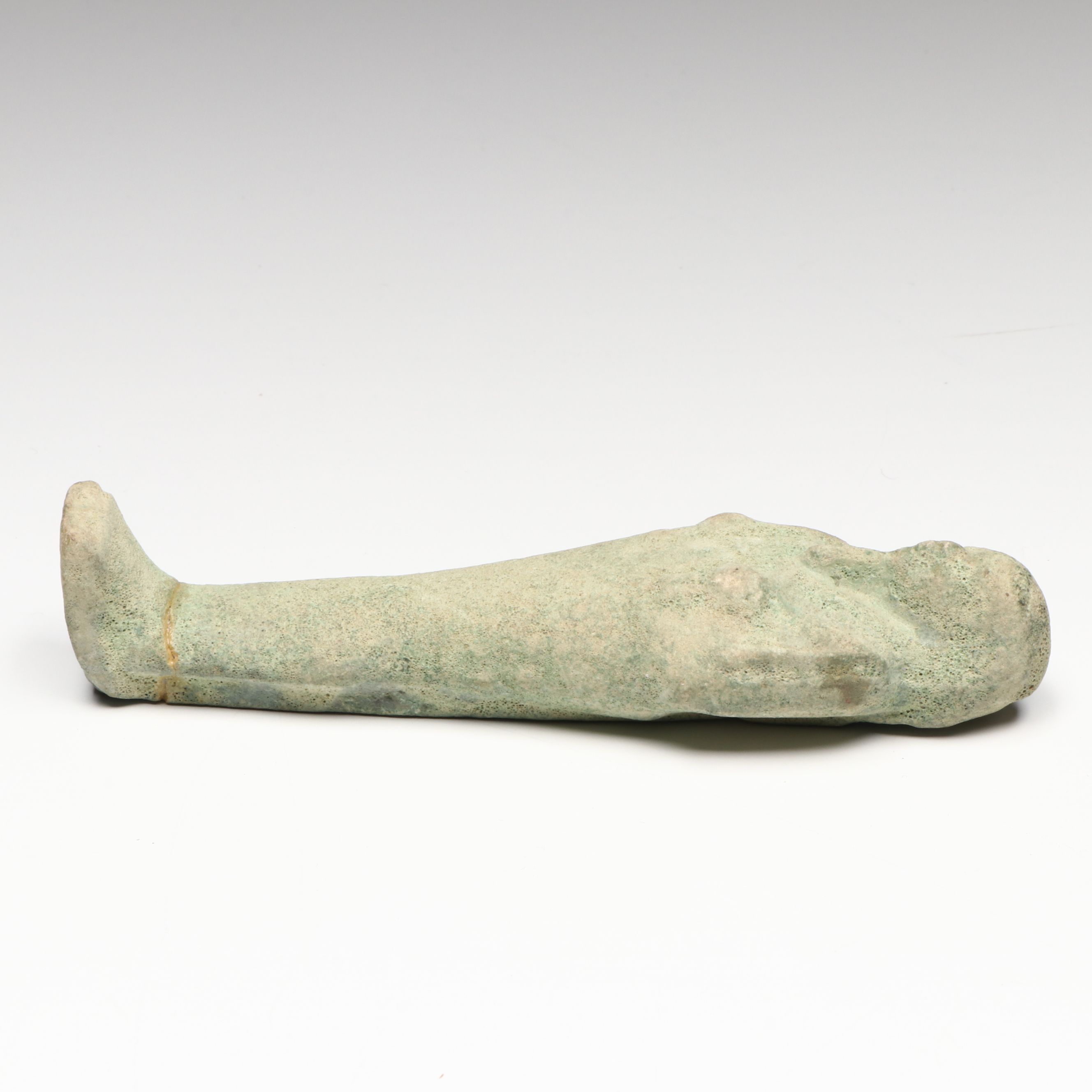 Egyptian Faience Ushabti with Ancient Fragment Collection