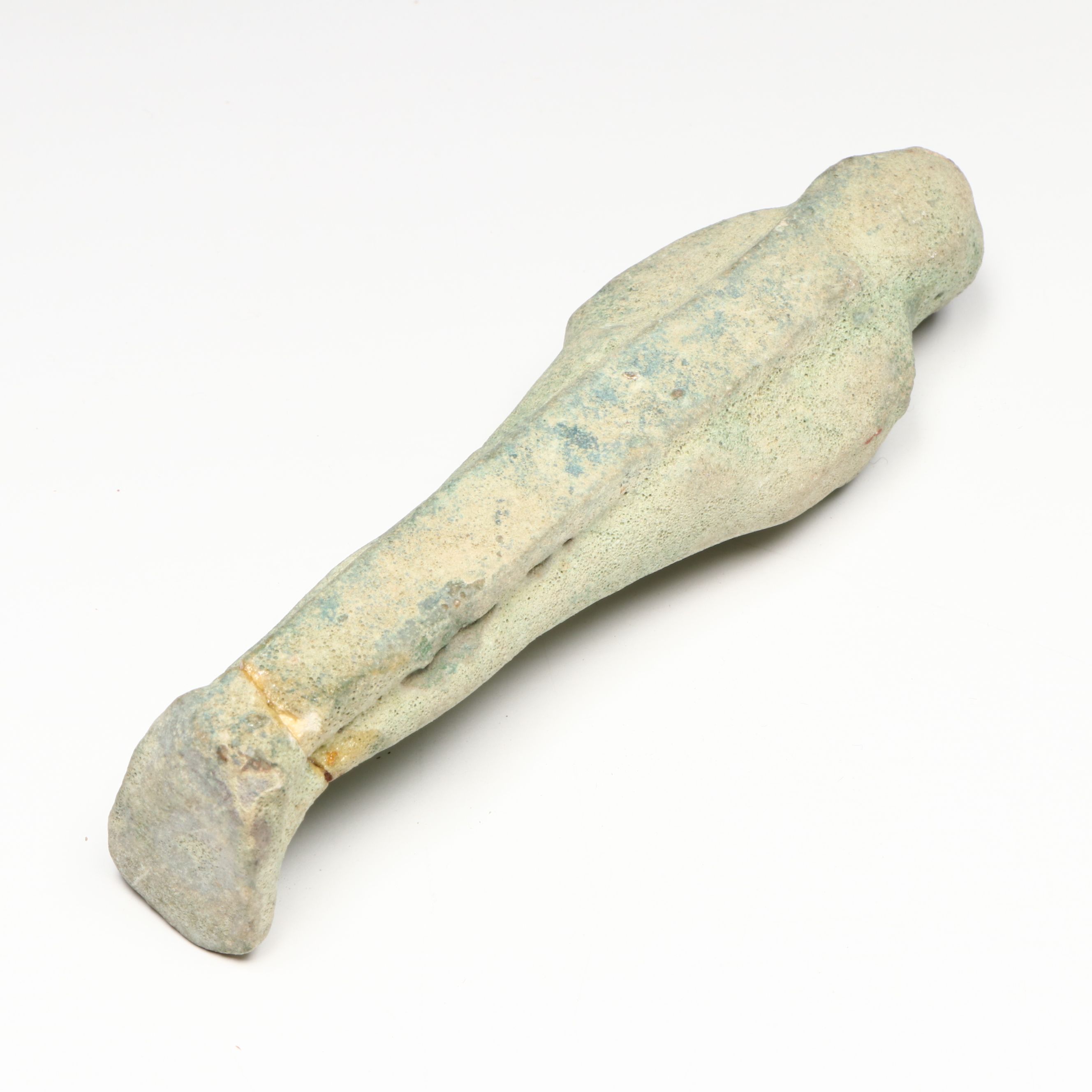 Egyptian Faience Ushabti with Ancient Fragment Collection