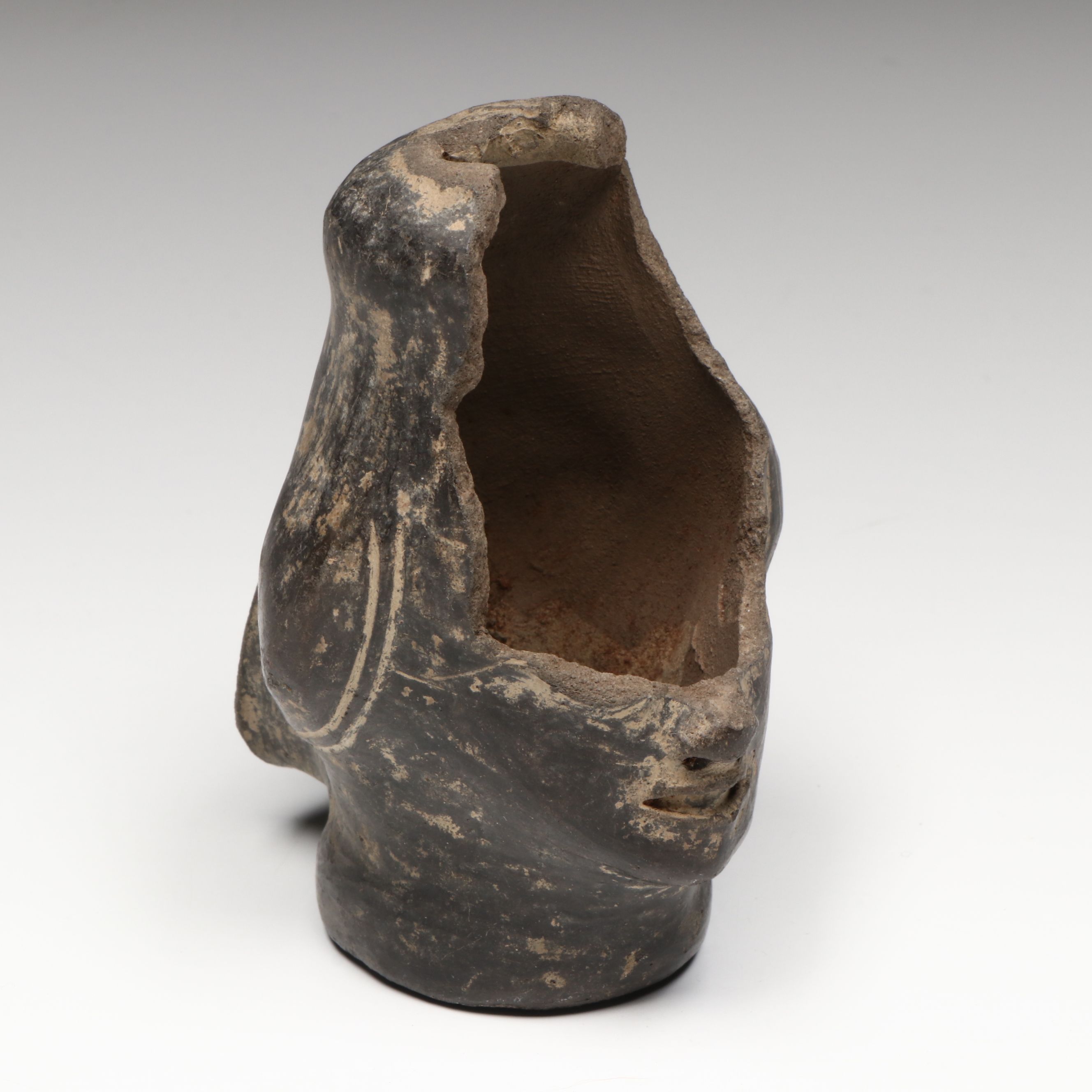 Egyptian Faience Ushabti with Ancient Fragment Collection