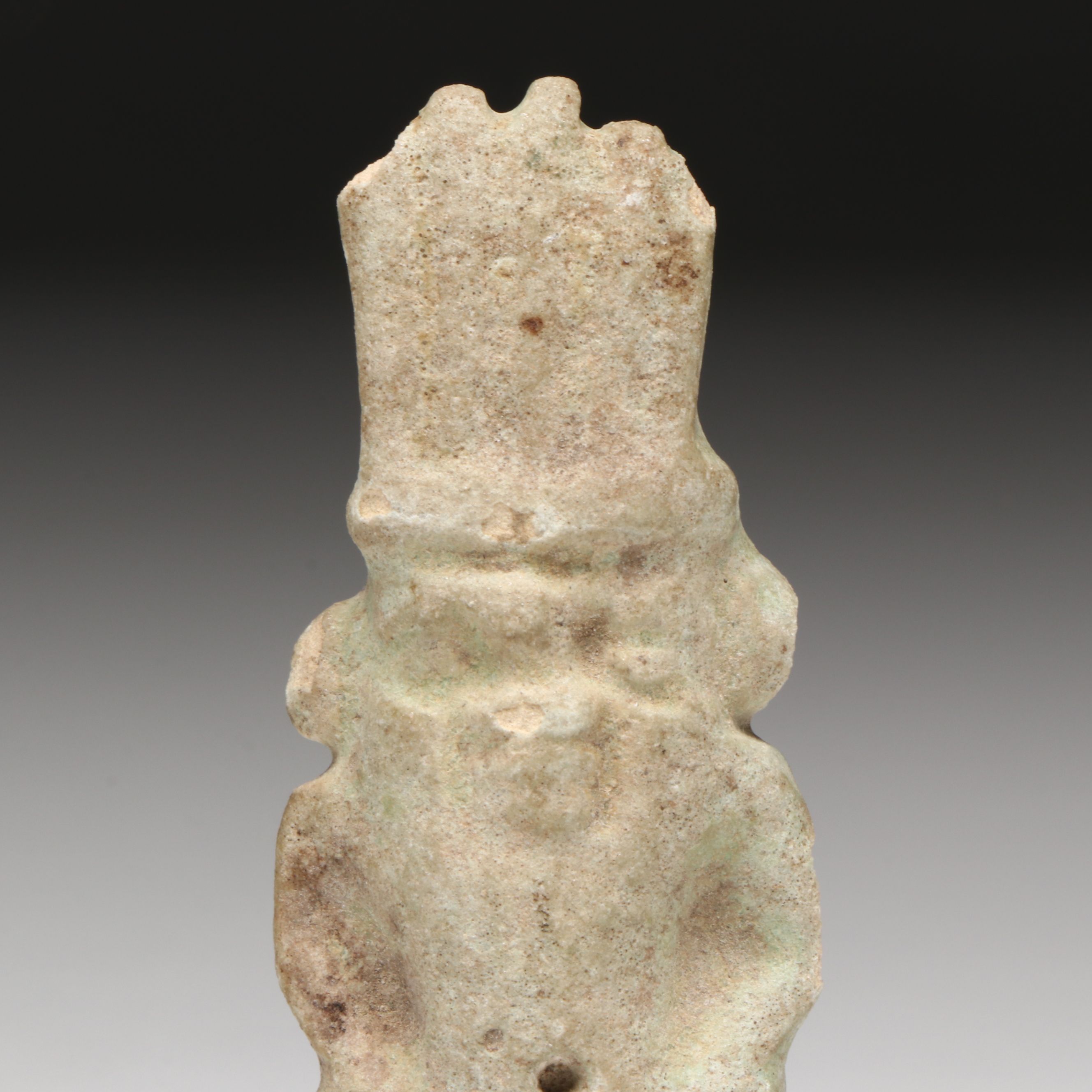 Egyptian Faience Ushabti with Ancient Fragment Collection