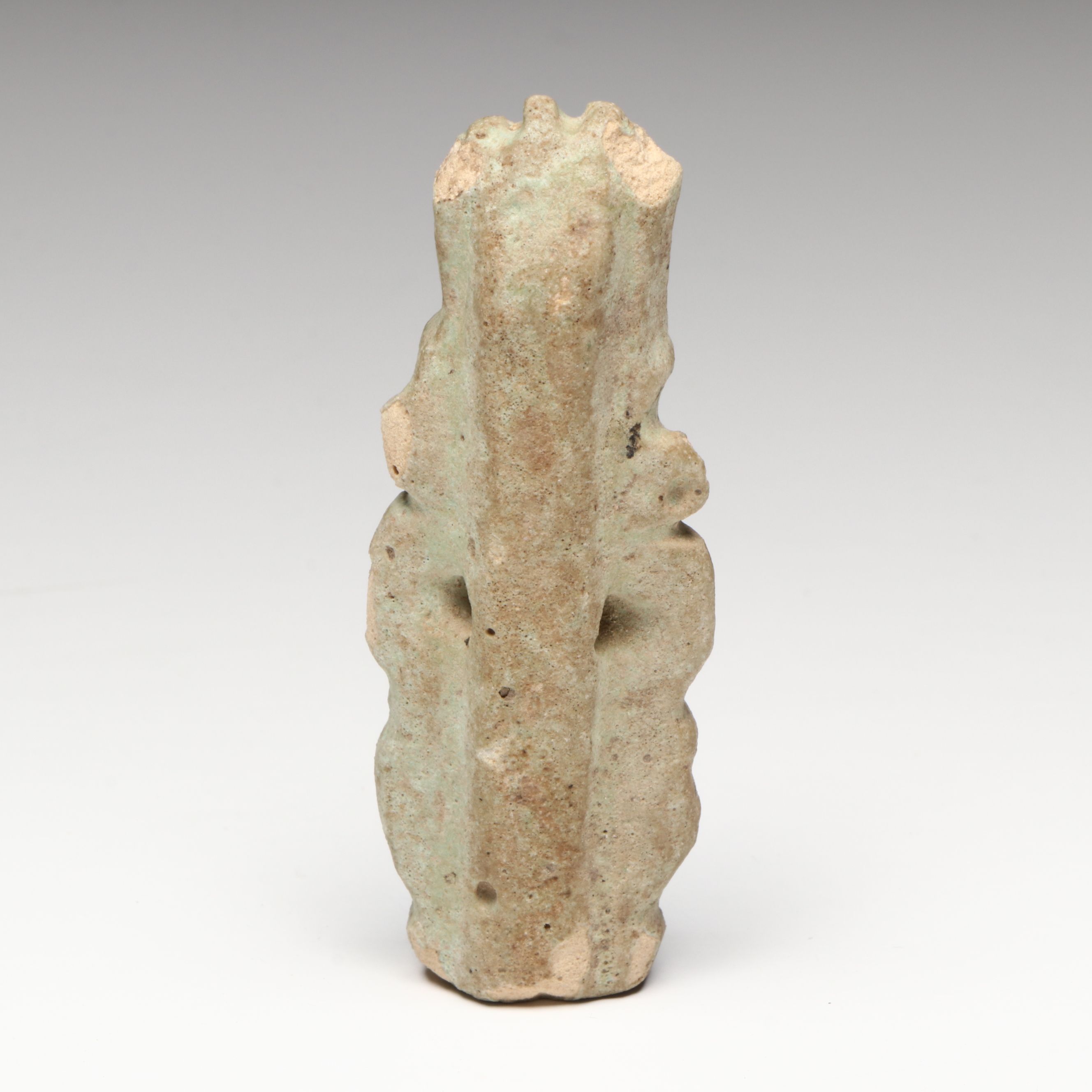 Egyptian Faience Ushabti with Ancient Fragment Collection