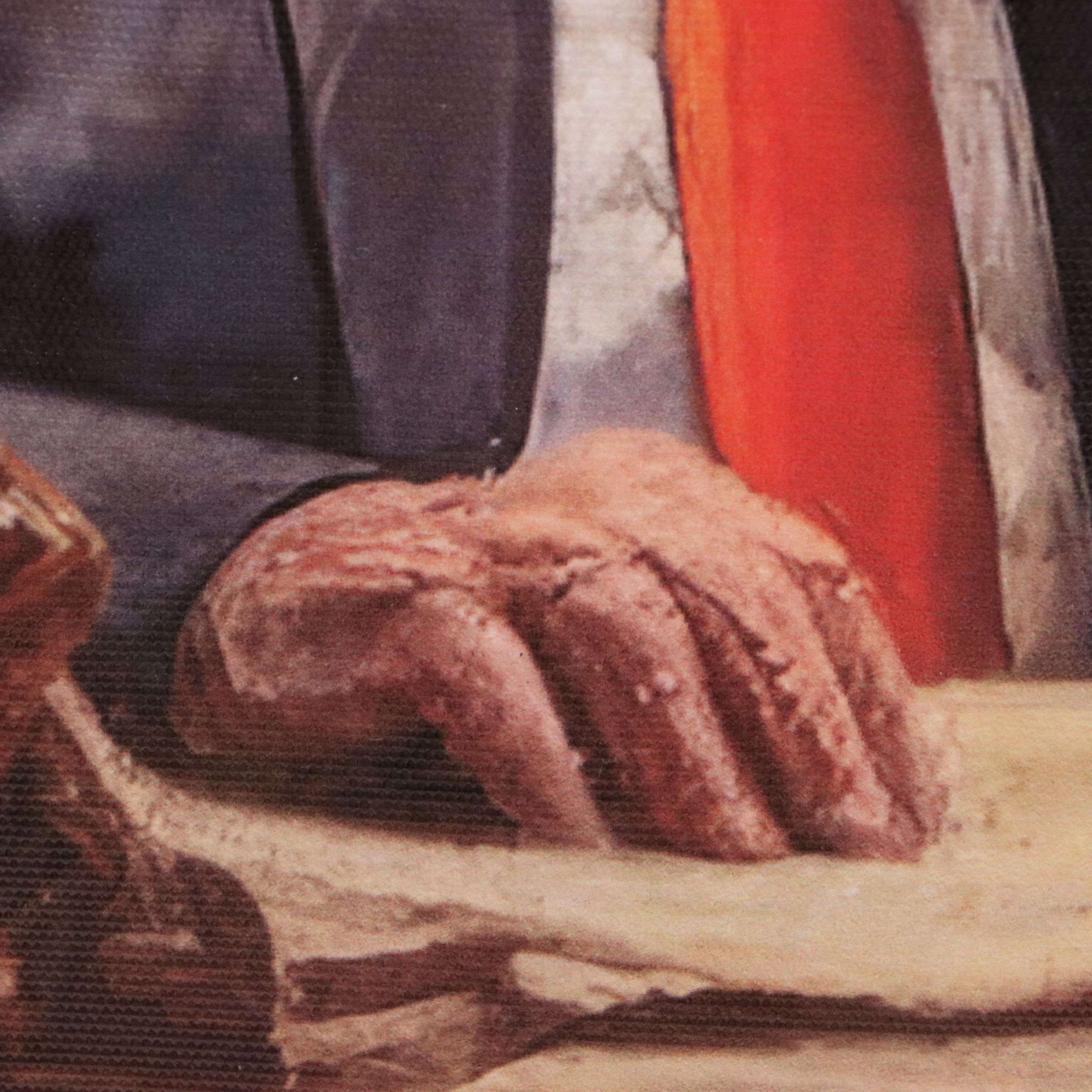 A.I. Generated Giclée of Donald Trump in Study, 21st Century