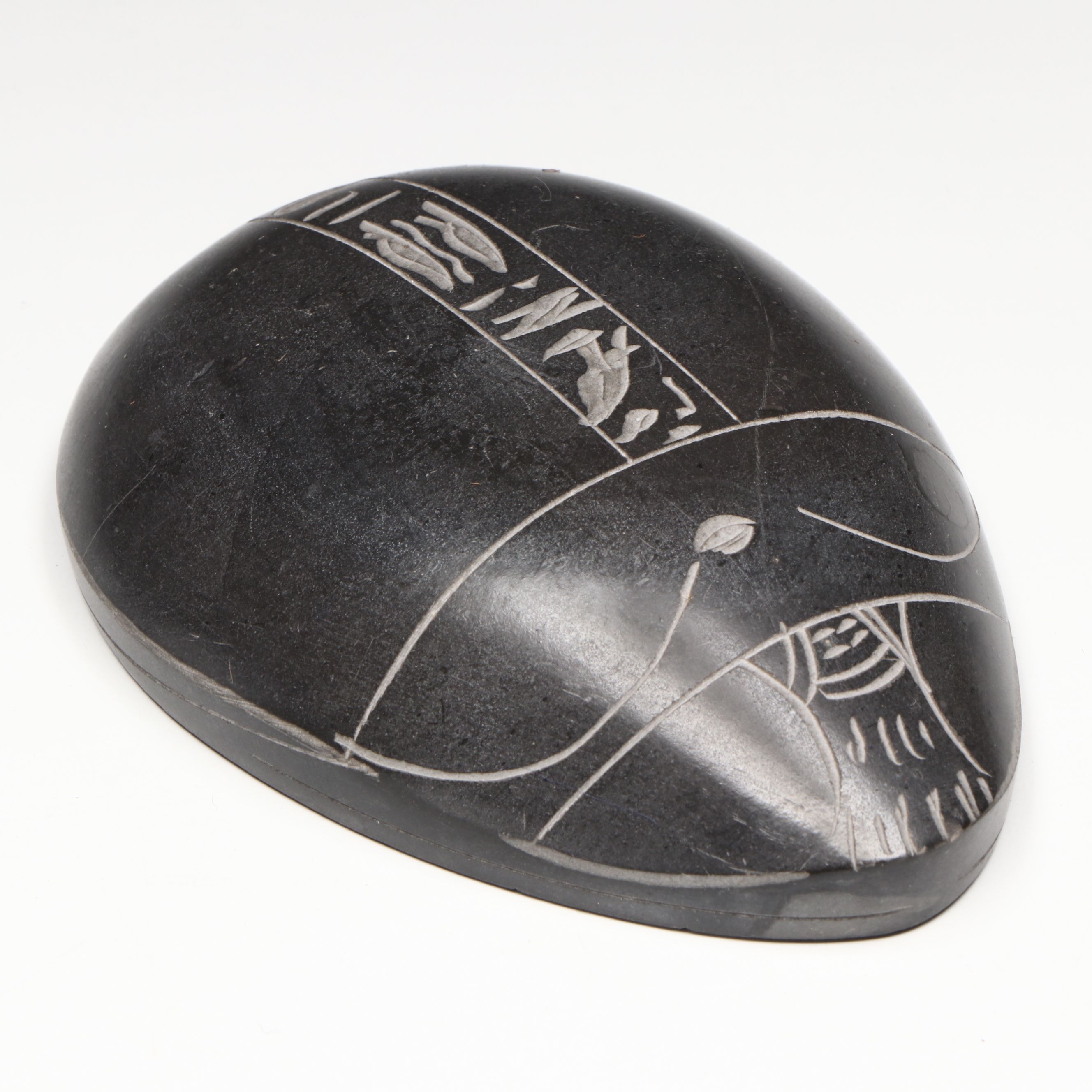 Antique Grand Tour and Egyptian Souvenir Carved Stone and Faïence Scarabs