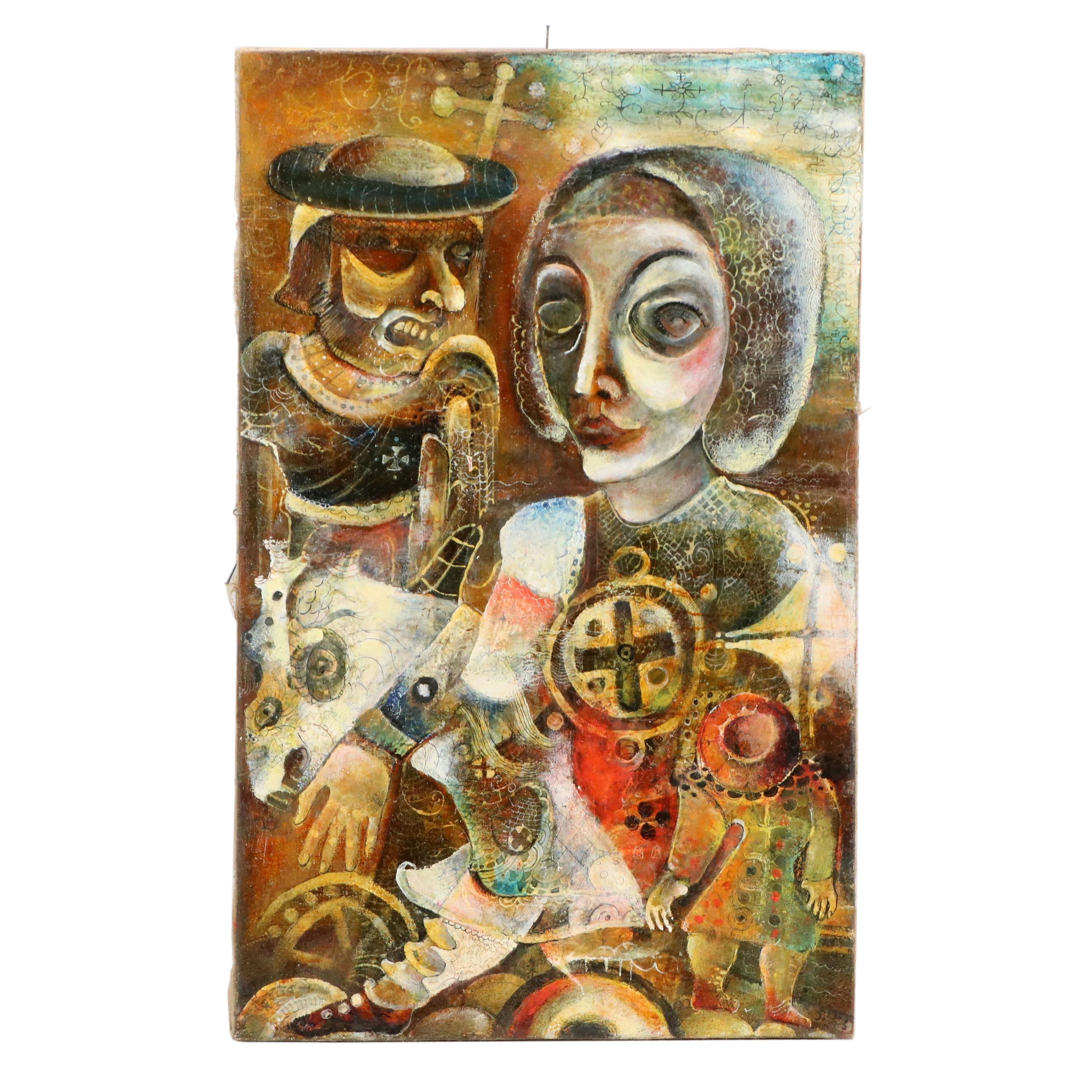 Nikolay Manuylov "Kuk"  Surrealist Painting