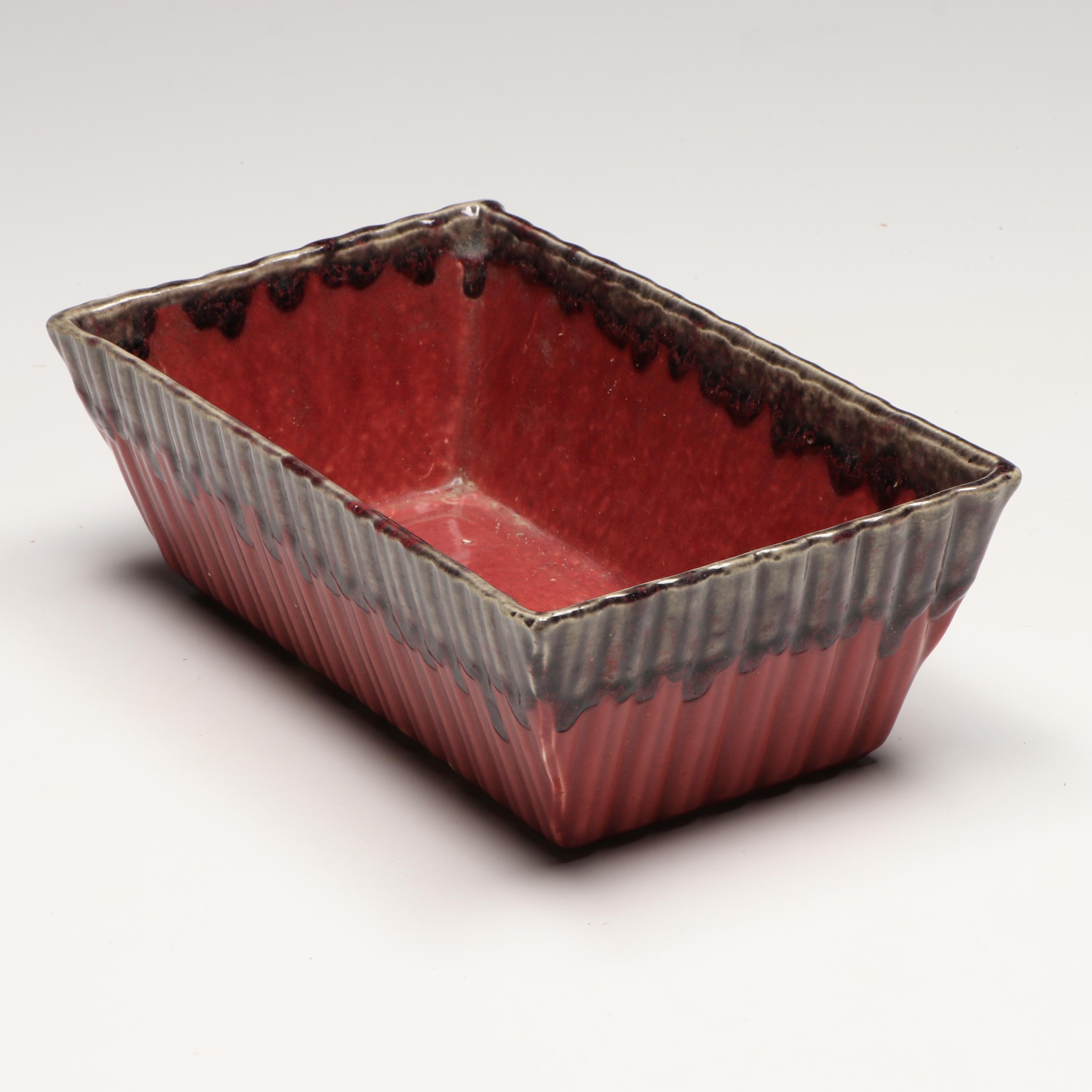 Cookson Ceramic Loaf Pan, Breswick Pitcher, and Other Art Pottery Vase