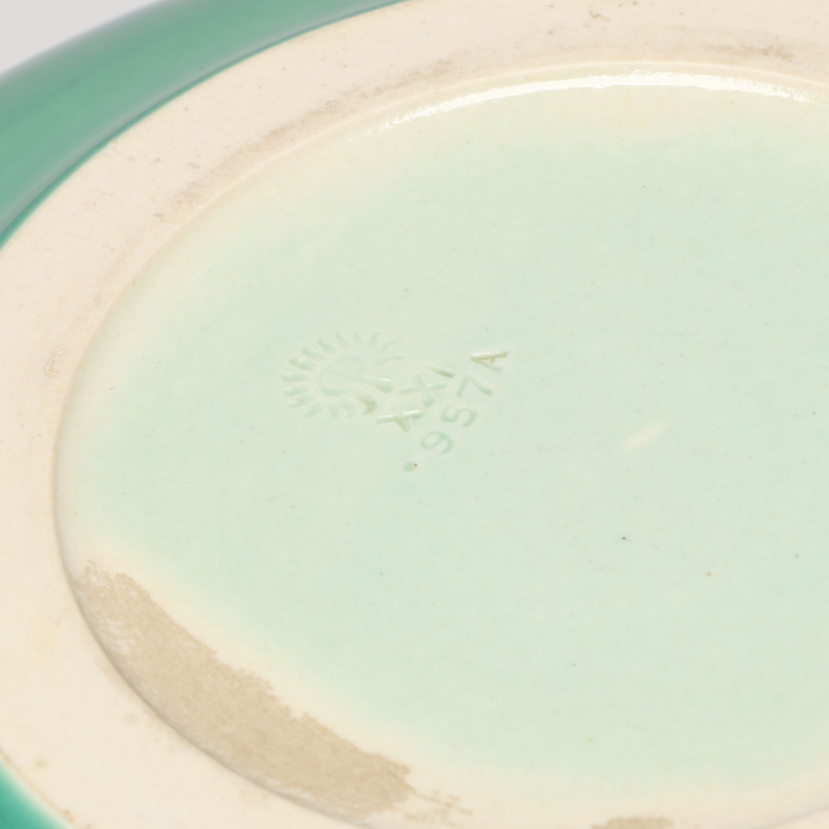 Rookwood Pottery Two-Tone Wheel Thrown Low Bowl, 1921