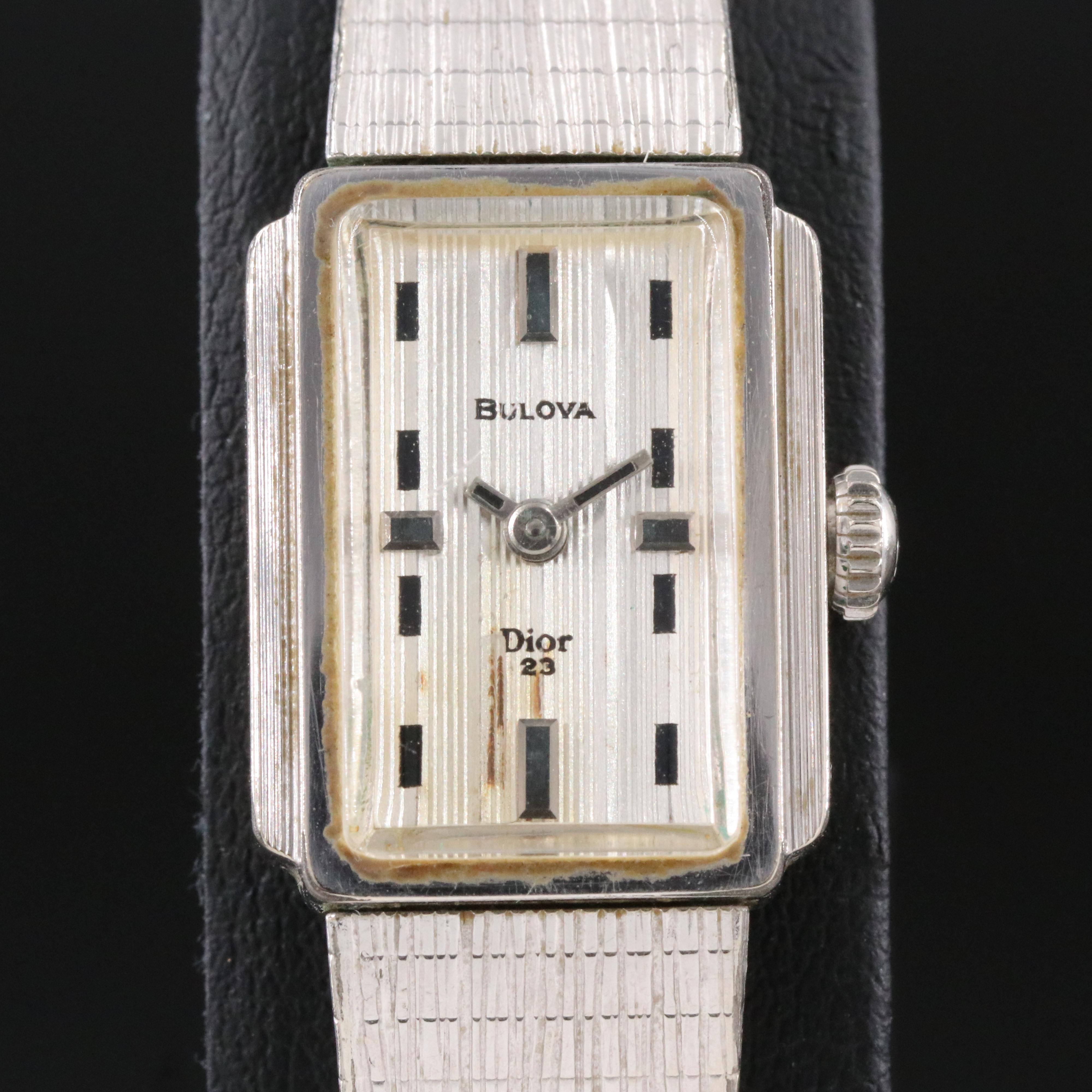 1973 Bulova Dior 23 Dress Watch  F03449