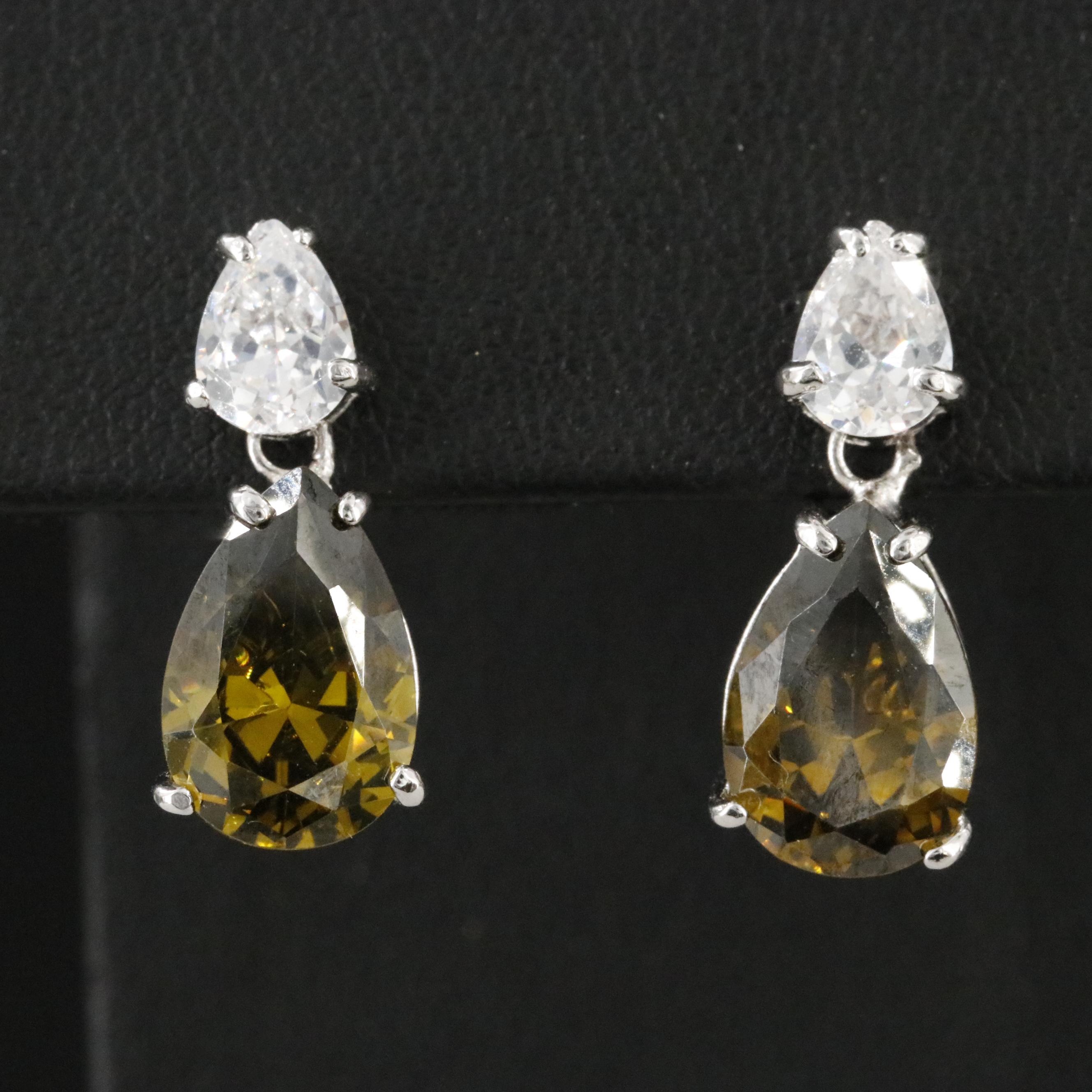 Sterling CZ Earrings