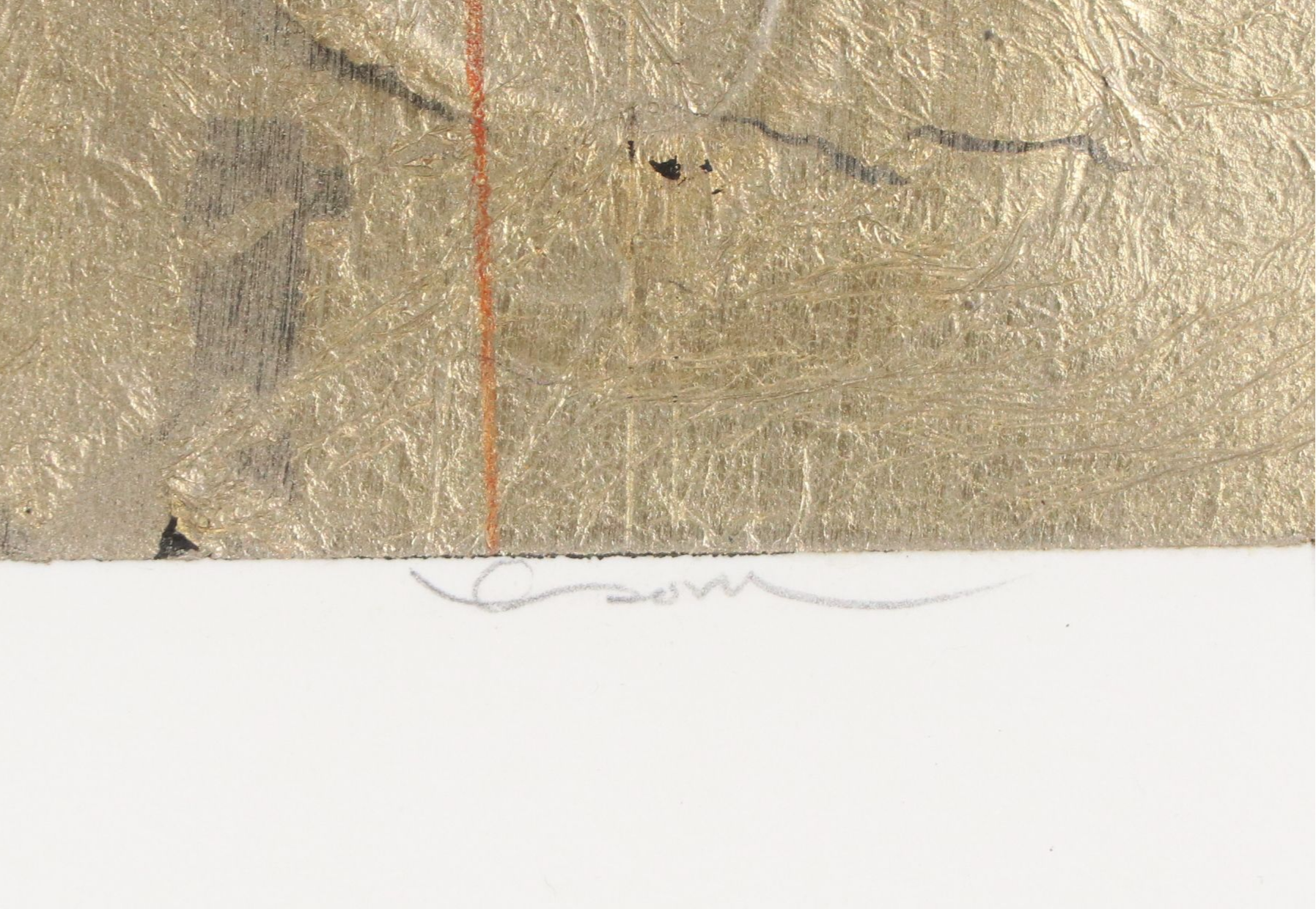 Mixed Media Composition "Niwa #514," 21st Century