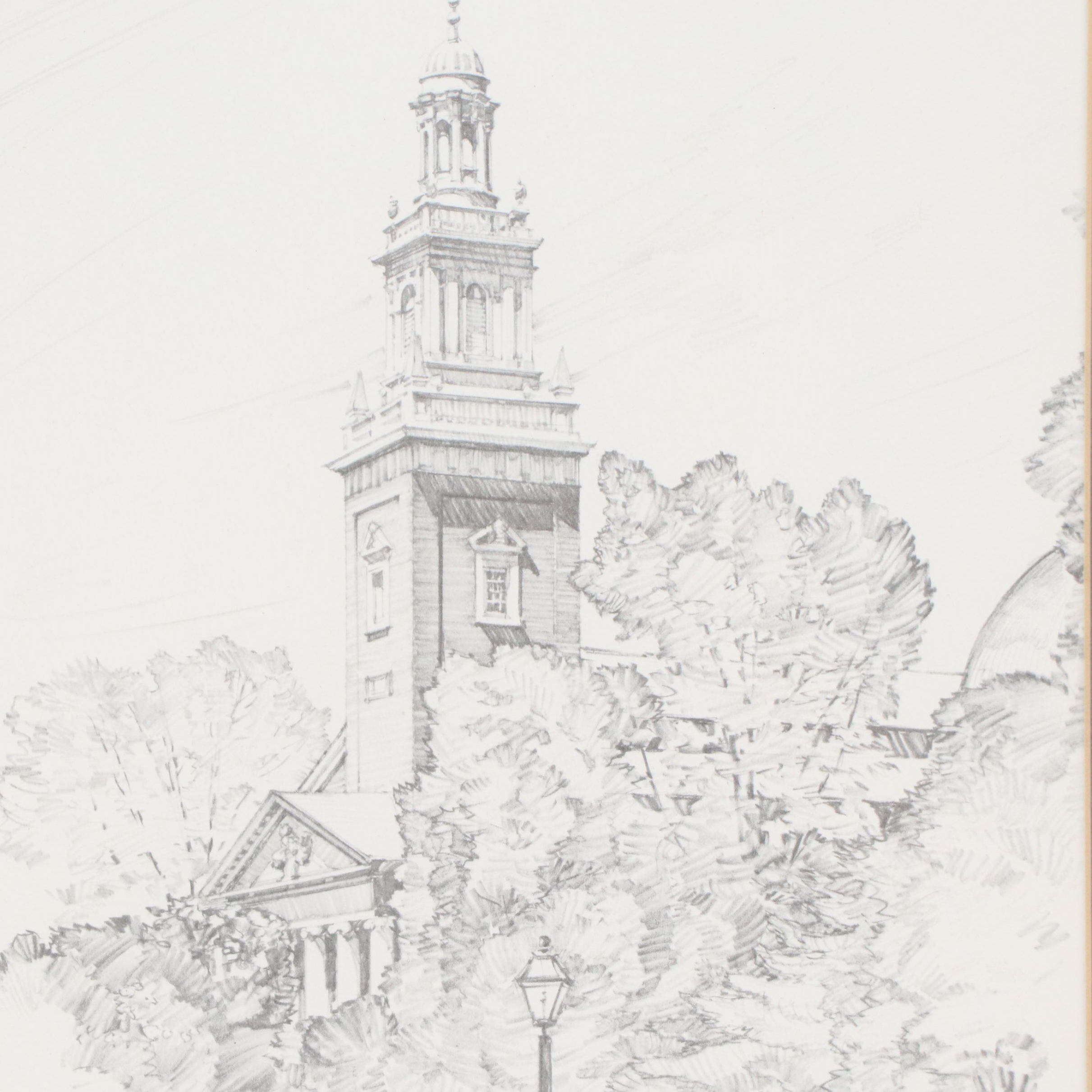 After Charles H. Overly Halftone "Swasey Chapel," Late 20th Century