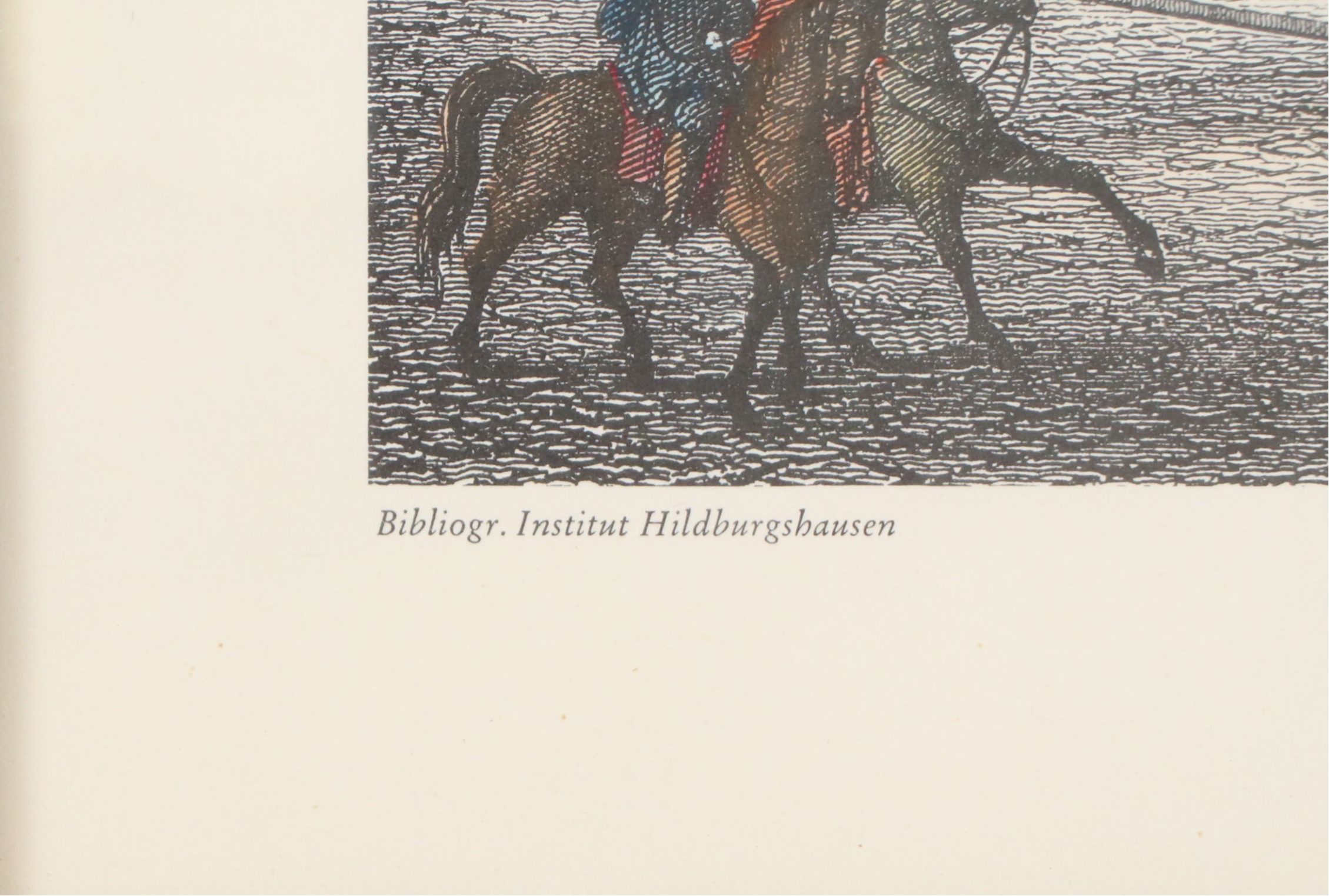 Hand-Colored Lithograph "Leibnitzhaus in Hannover," Mid-20th Century