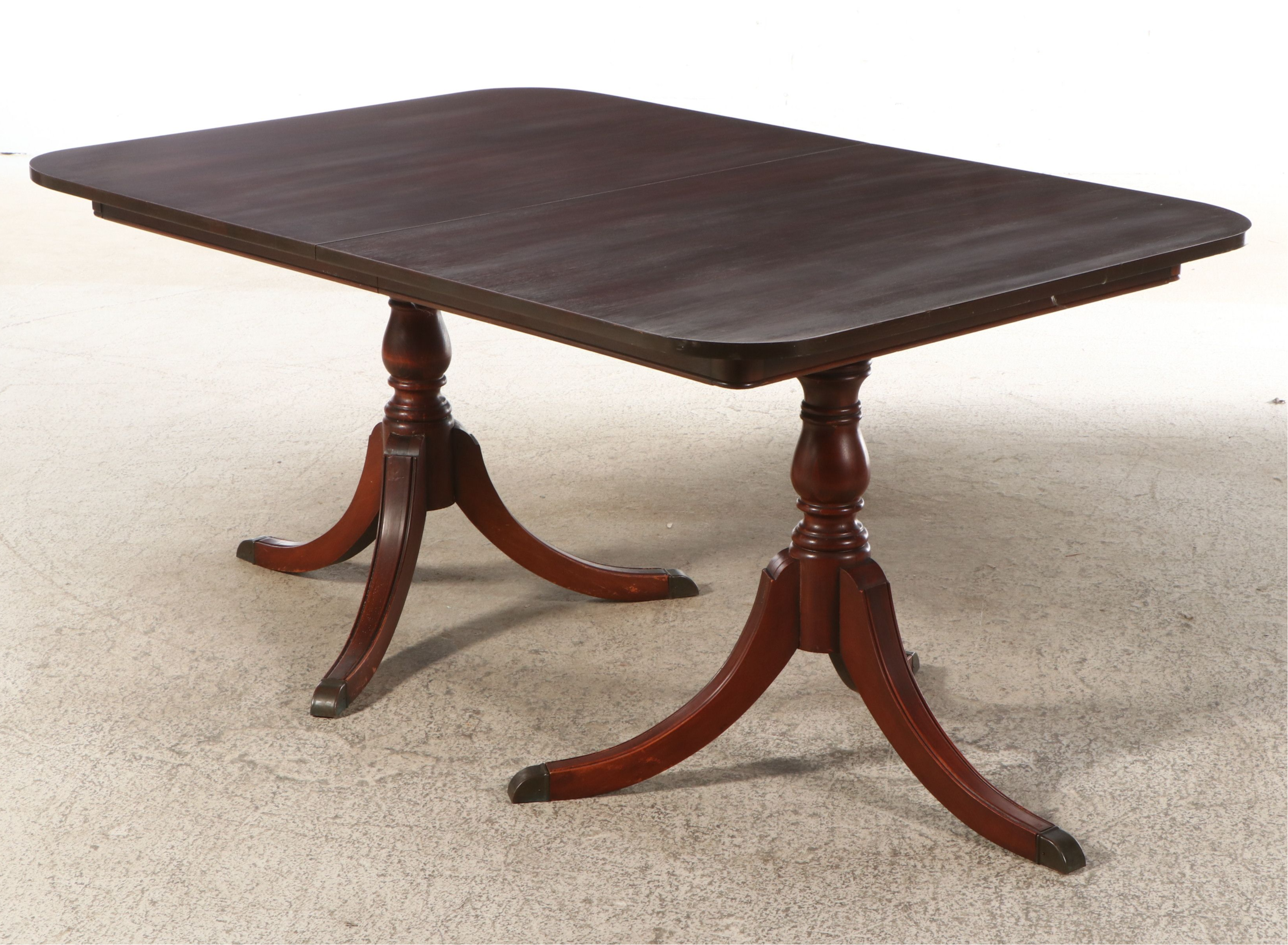 Drexel Duncan Phyfe Style Mahogany Dining Table, Early to Mid-20th Century