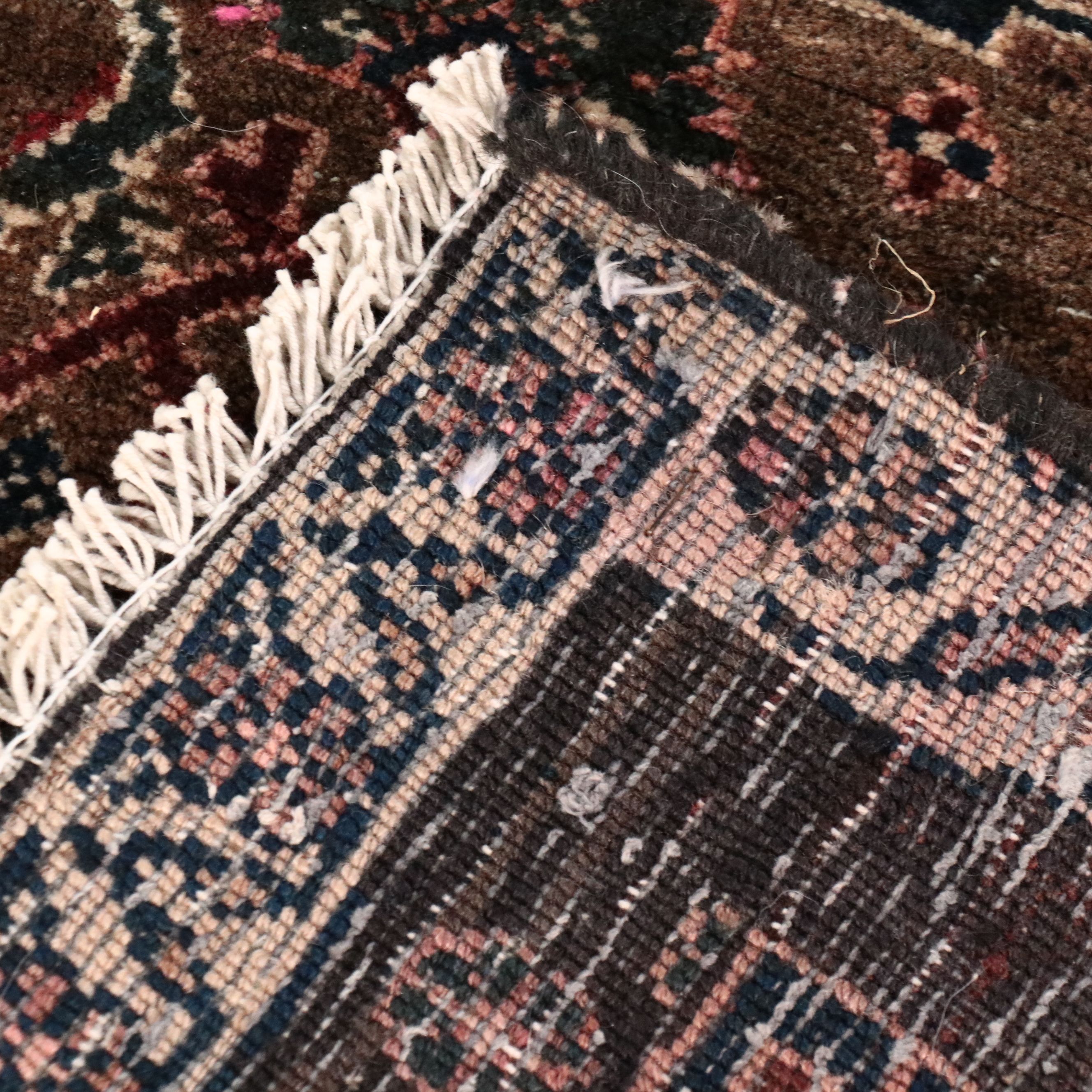 4'2 x 6'10 Hand-Knotted Persian Veramin Style Area Rug