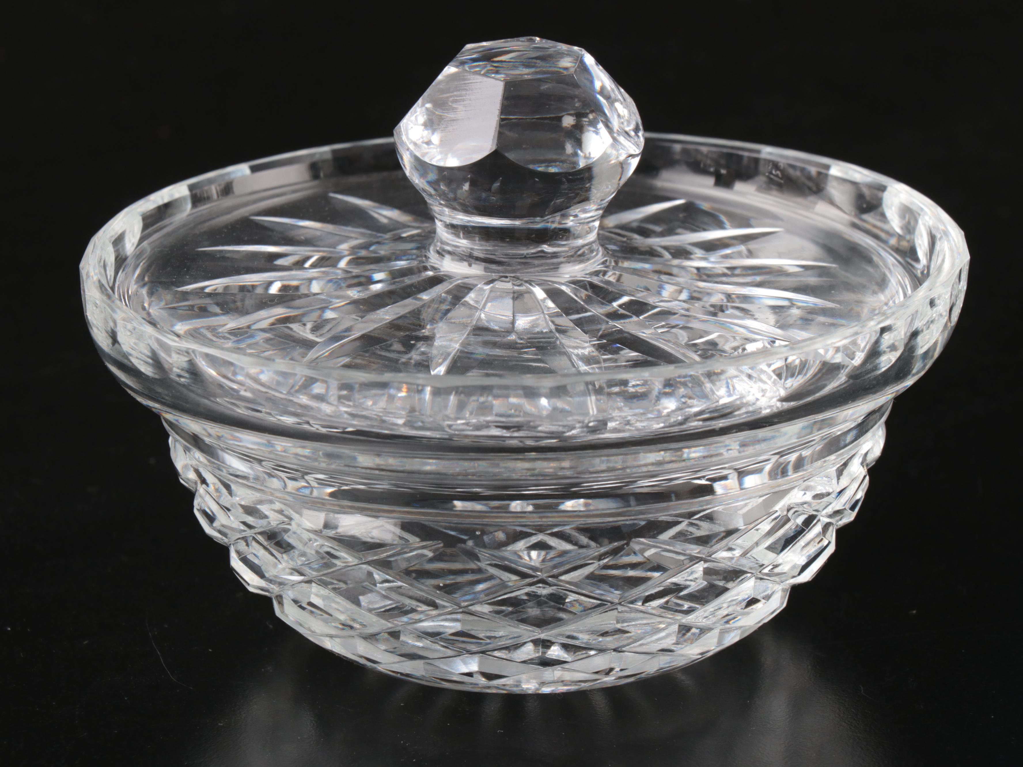 Waterford "Lismore" Crystal Decanter, Compote, and More Table Accessories
