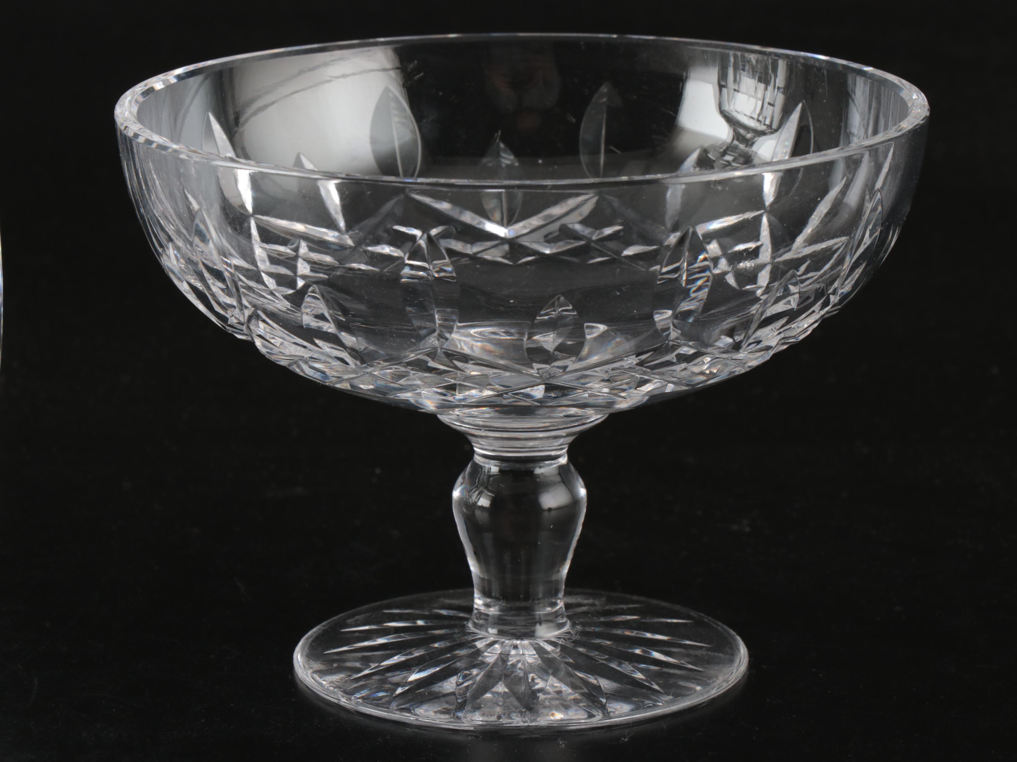 Waterford "Lismore" Crystal Decanter, Compote, and More Table Accessories