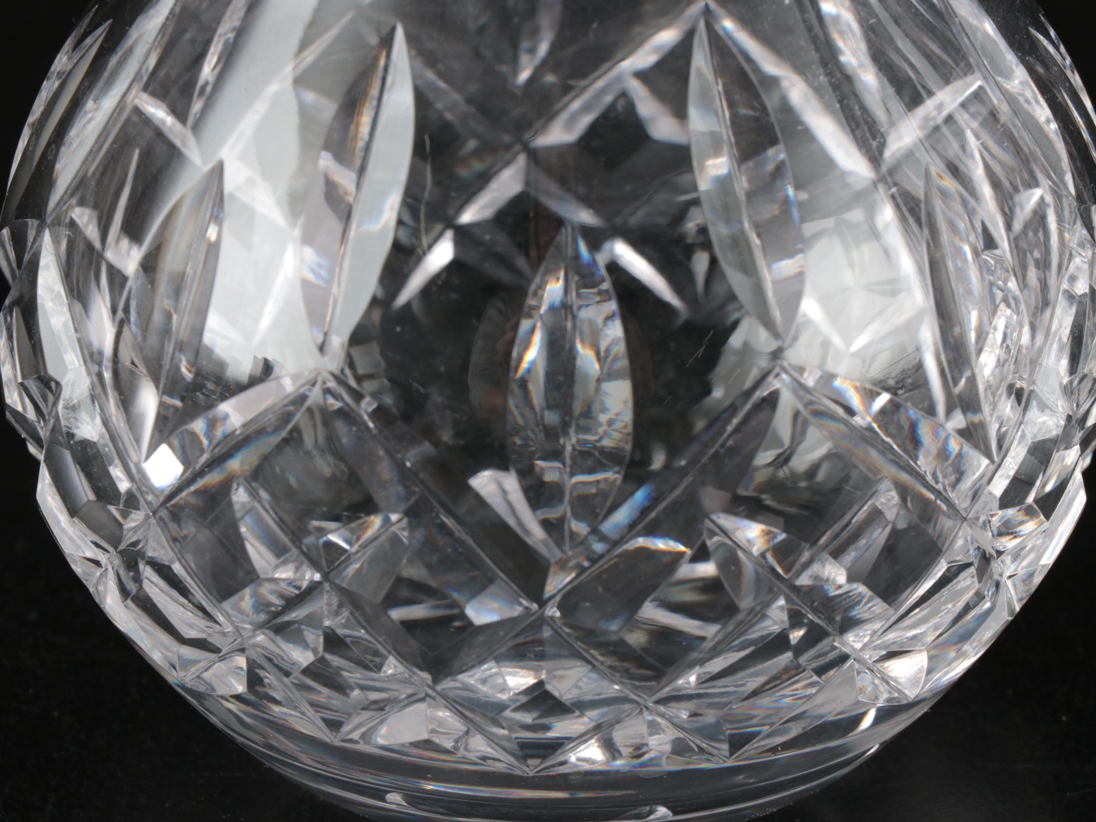 Waterford "Lismore" Crystal Decanter, Compote, and More Table Accessories