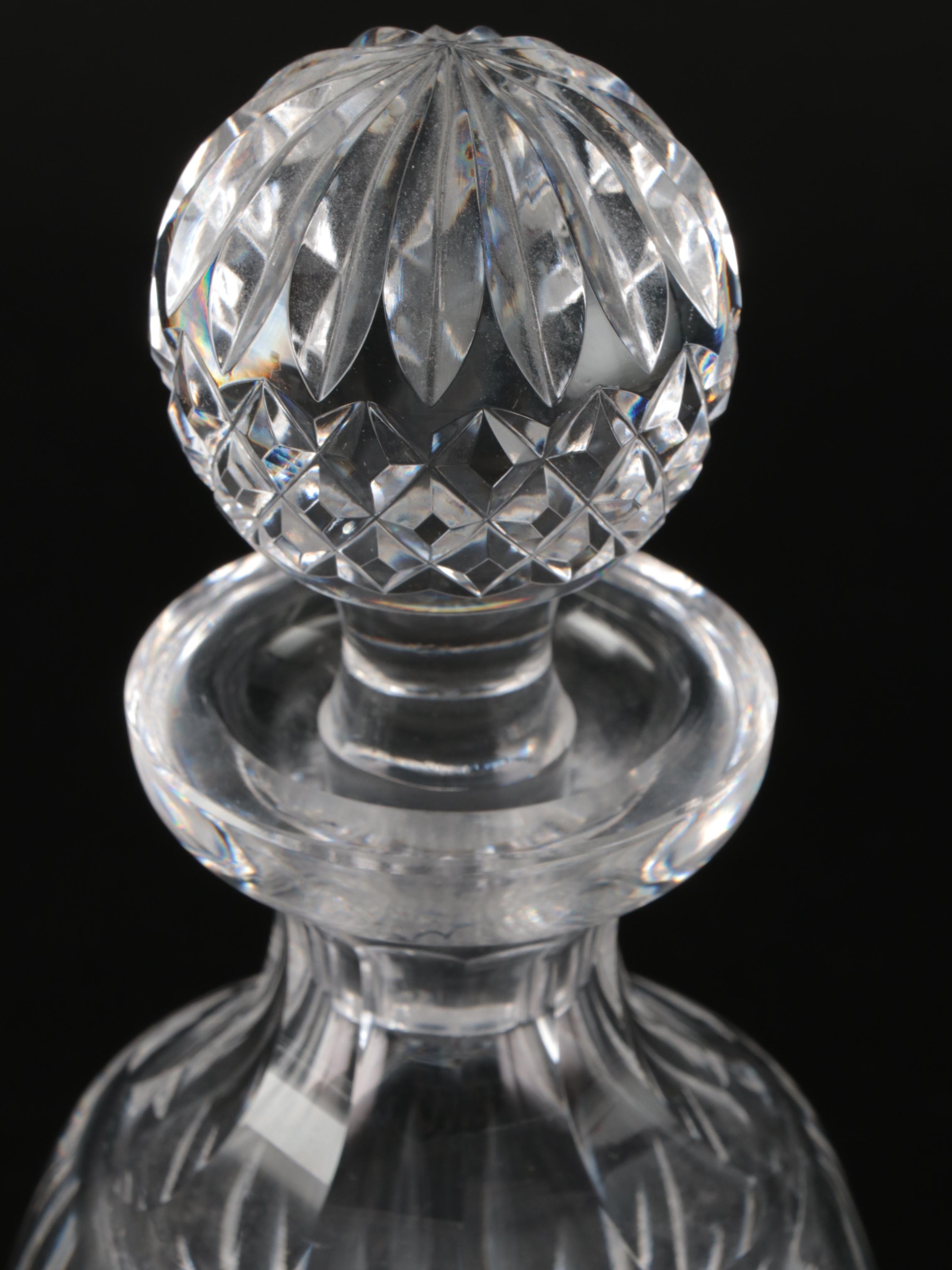 Waterford "Lismore" Crystal Decanter, Compote, and More Table Accessories