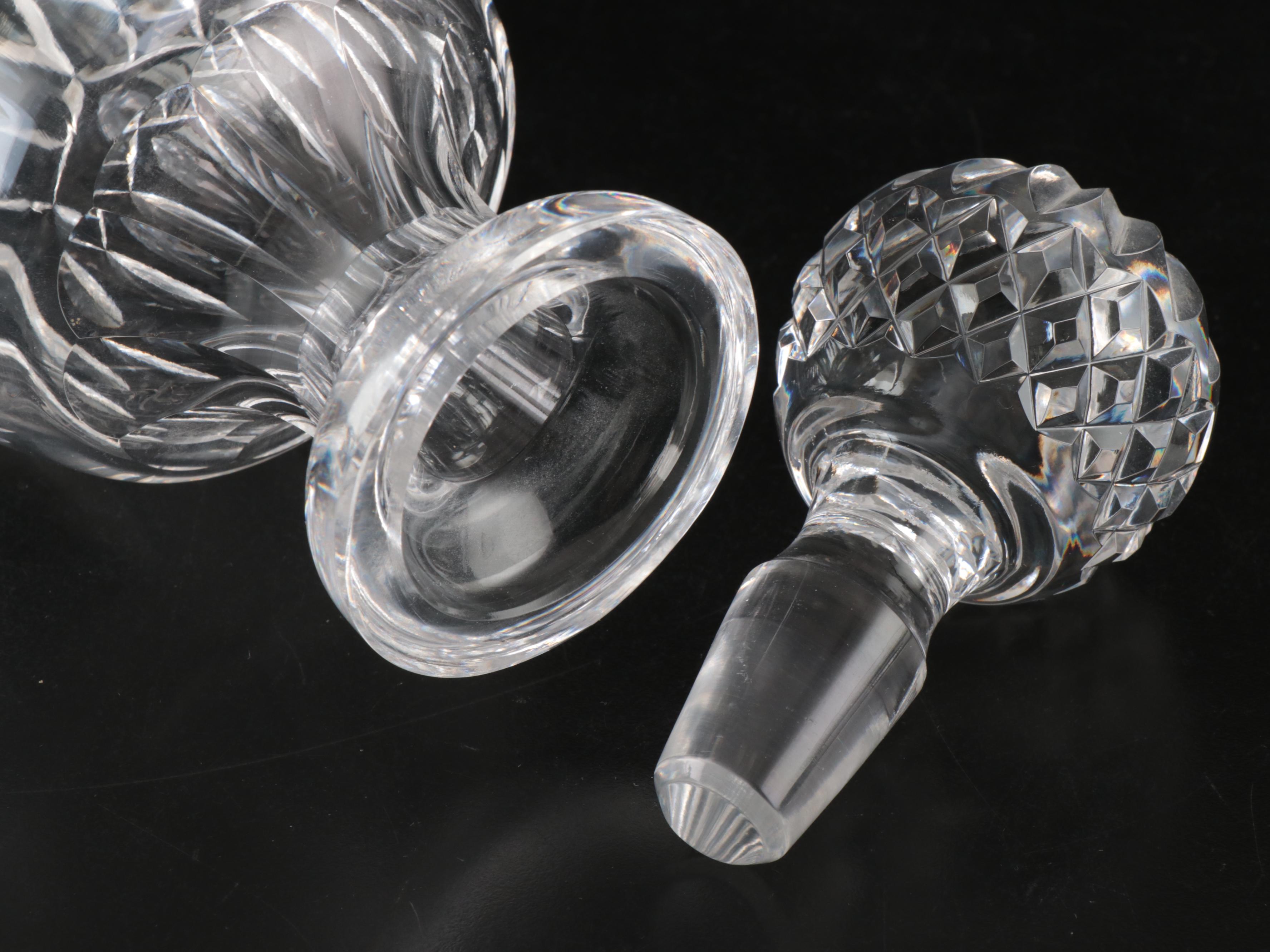 Waterford "Lismore" Crystal Decanter, Compote, and More Table Accessories