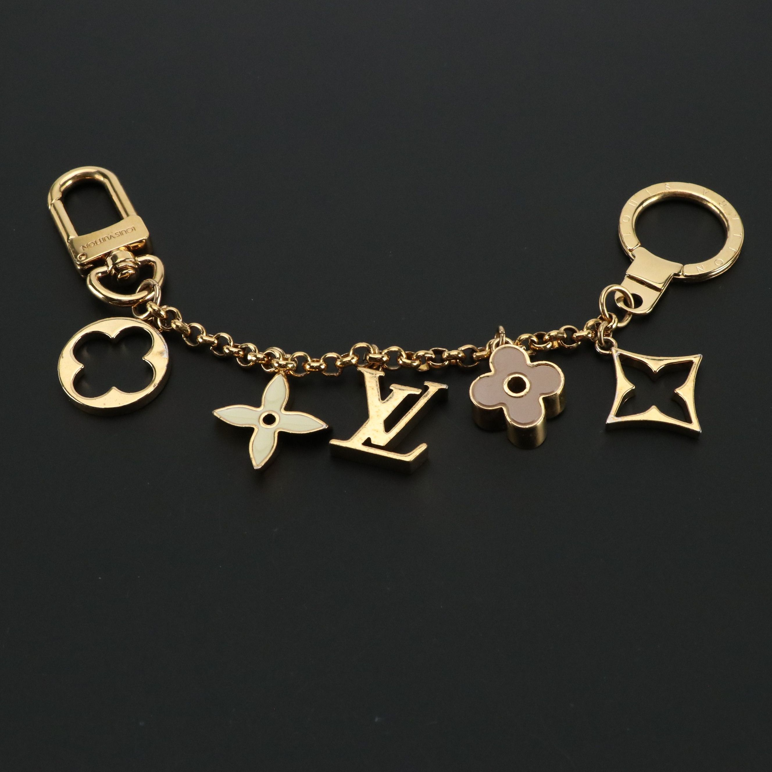 Louis Vuitton Fleur de Monogram Bag Charm Chain