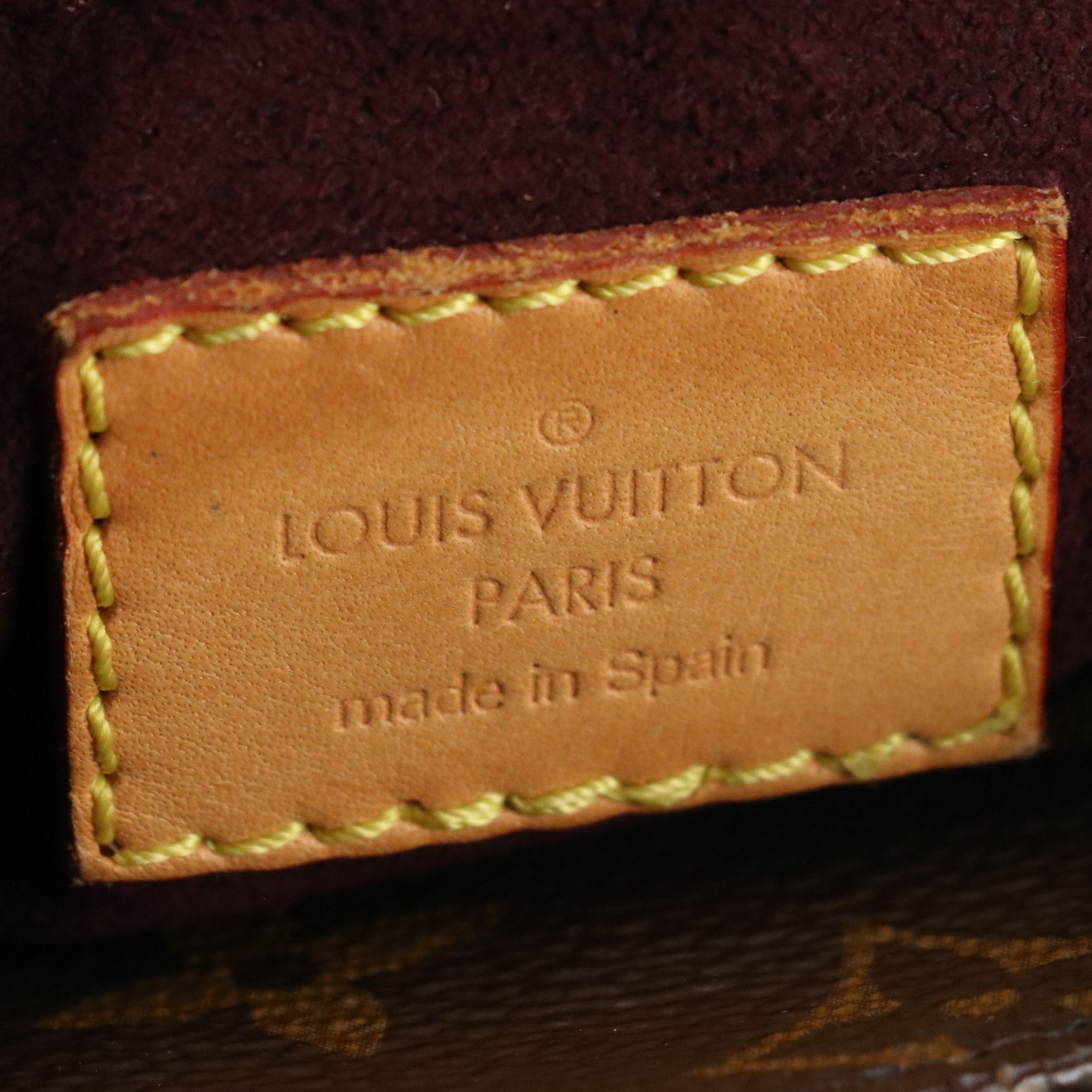 Louis Vuitton Montaigne MM Bag in Monogram Canvas and Vachetta Leather Trim