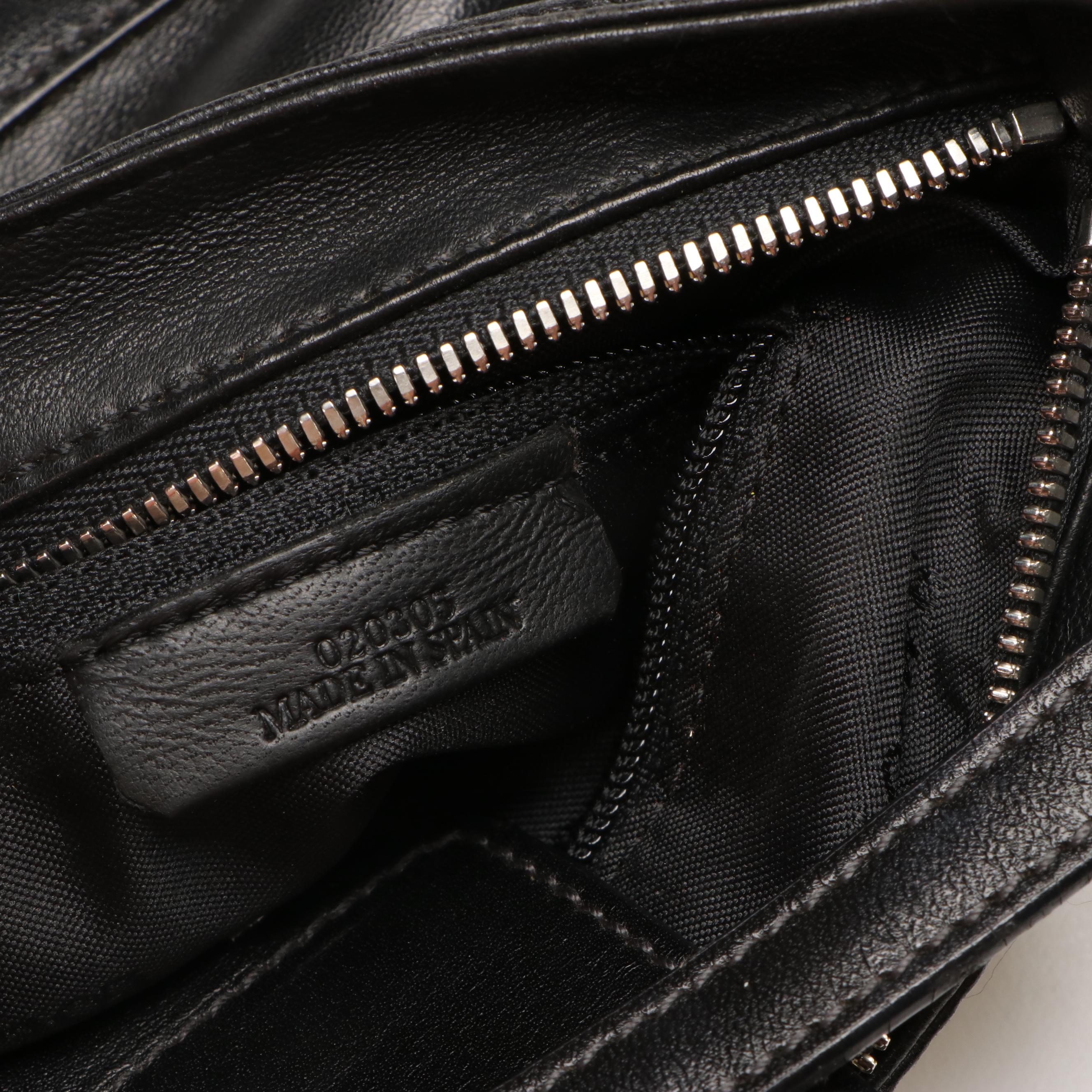 Loewe Nappa Black Leather Accessory Pouch