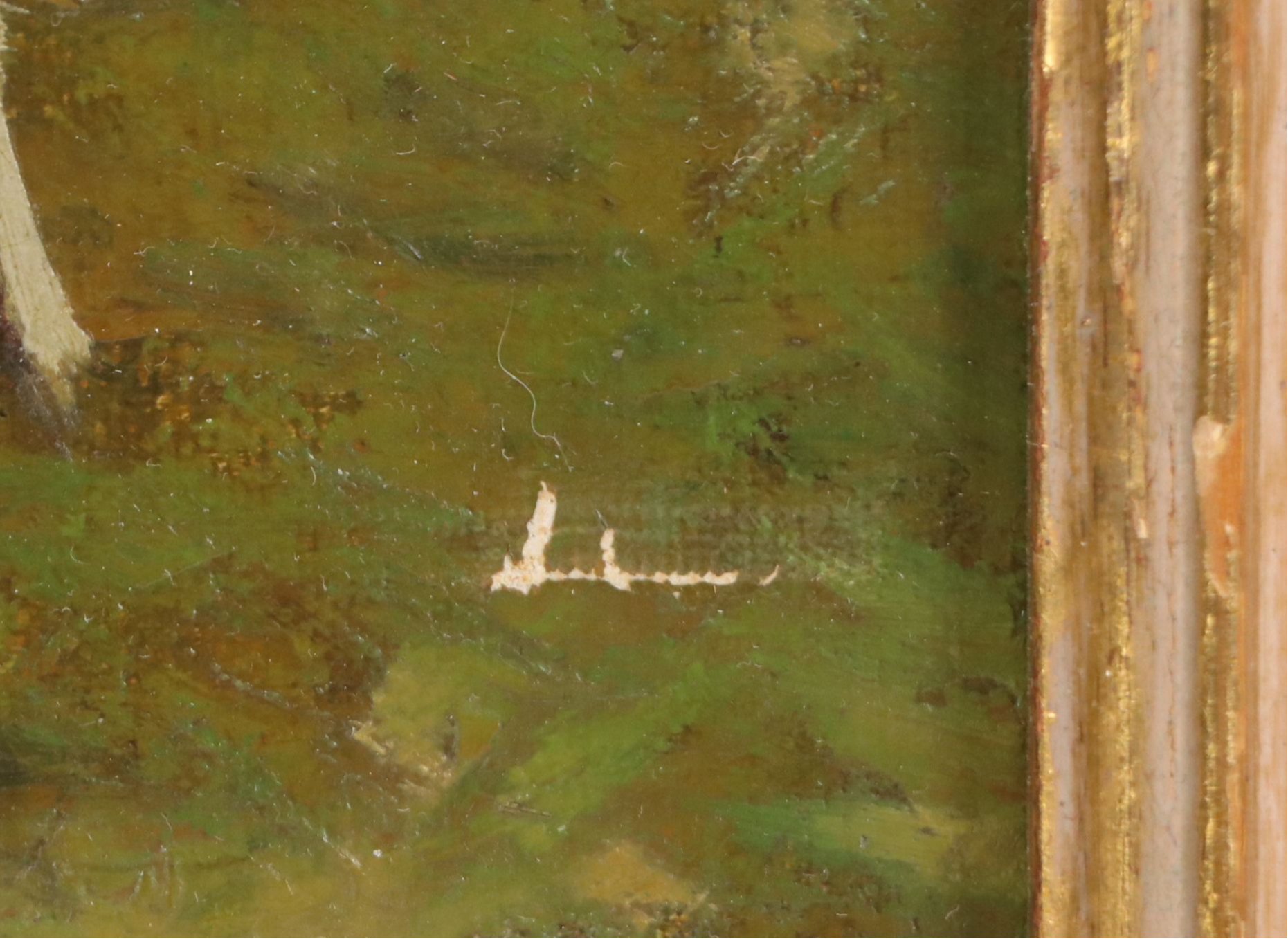 Charles T. Phelan Oil Painting of Grazing flock of Sheep; Late 19th Century