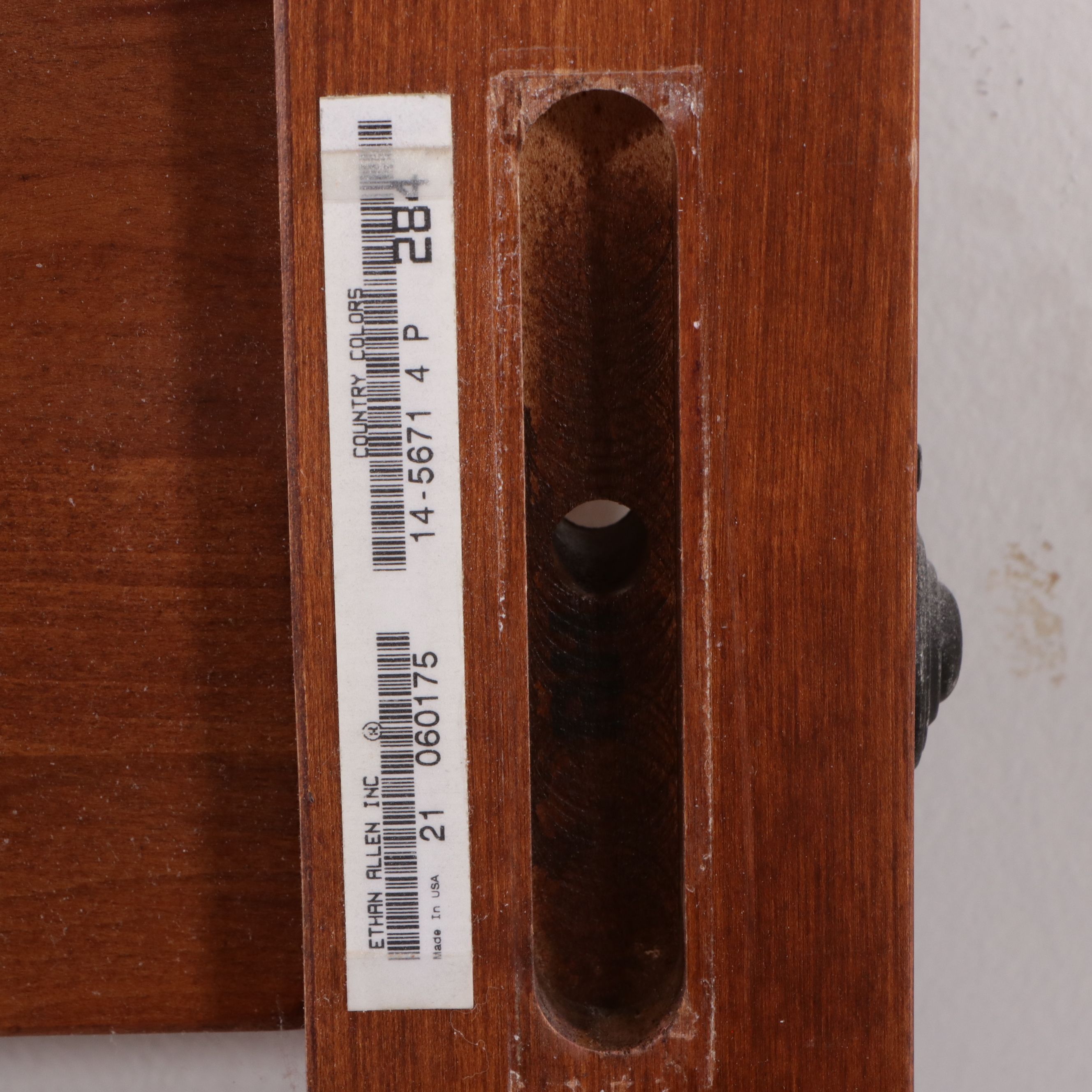 Ethan Allen Country Colors Federal Style Cherry Finish Four-Poster Bed